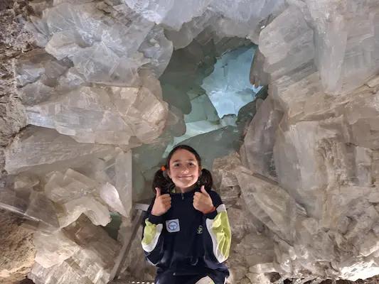 Girl in the Geode at Pulpi