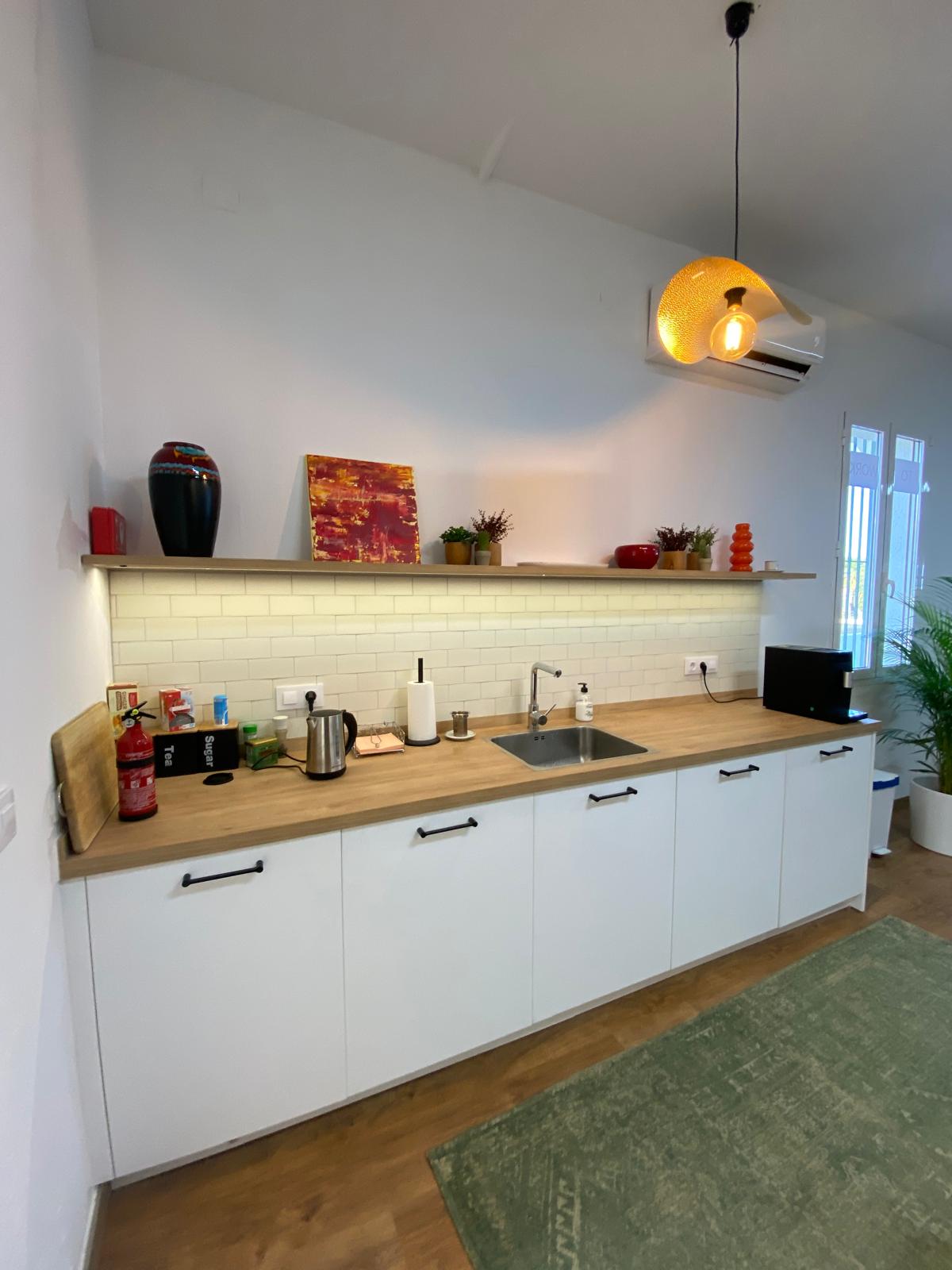 The kitchenette at DeskSpace
