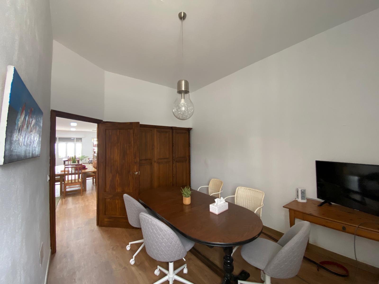 The private meeting room at DeskSpace