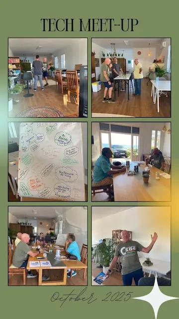 A tech meet-up event at DeskSpace