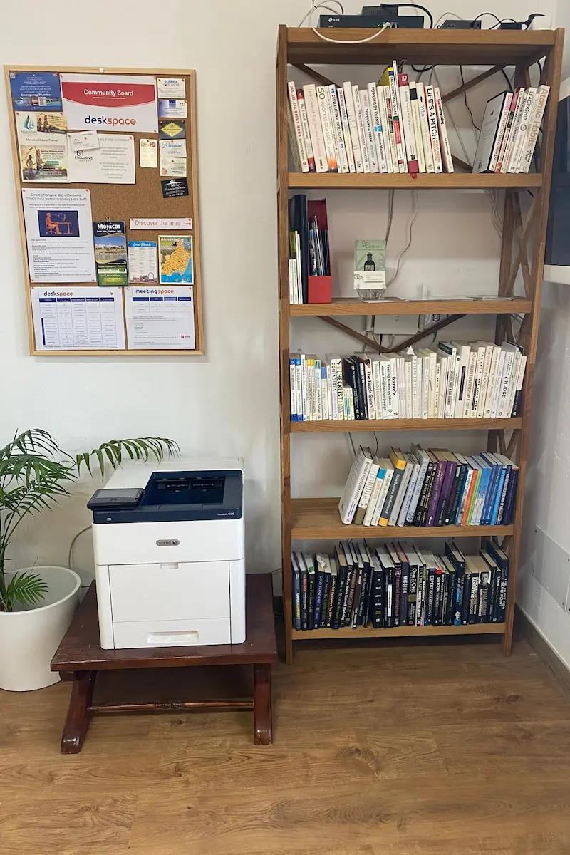 Printing facilities and the community notice board