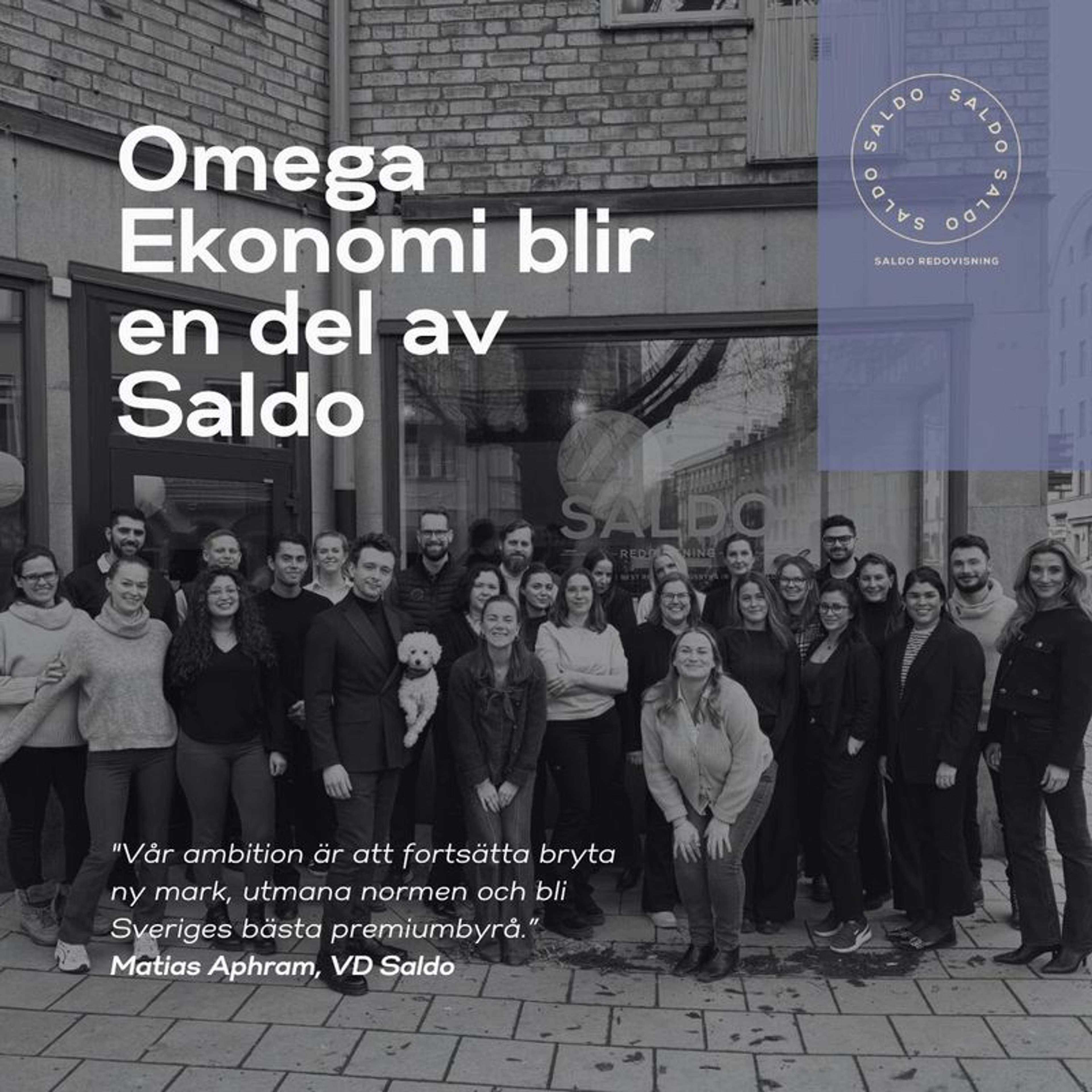 Omega Ekonomi blir en del av Saldo!