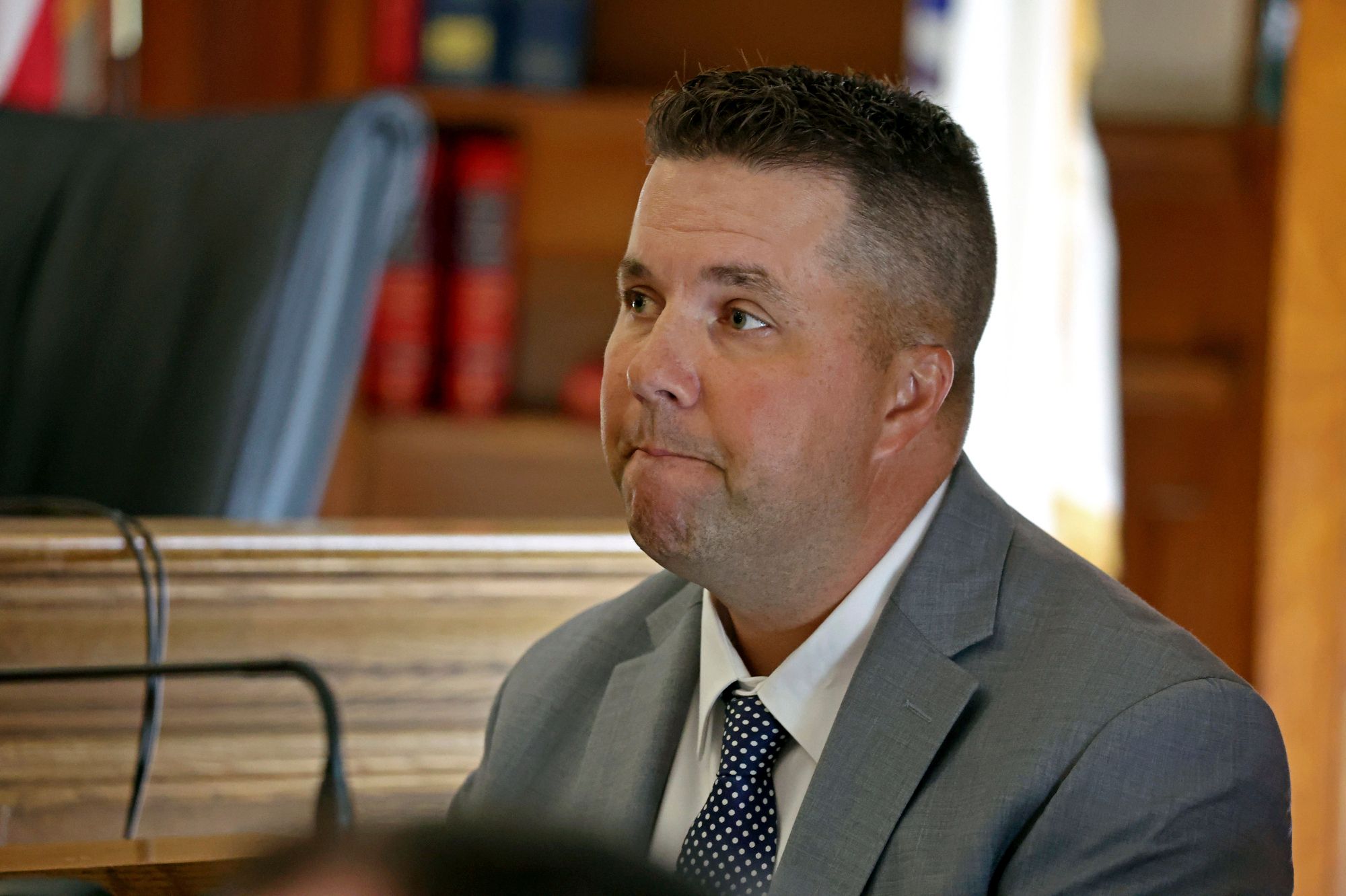 Canton Police Sgt. Sean Goode testifying at the Karen Read trial