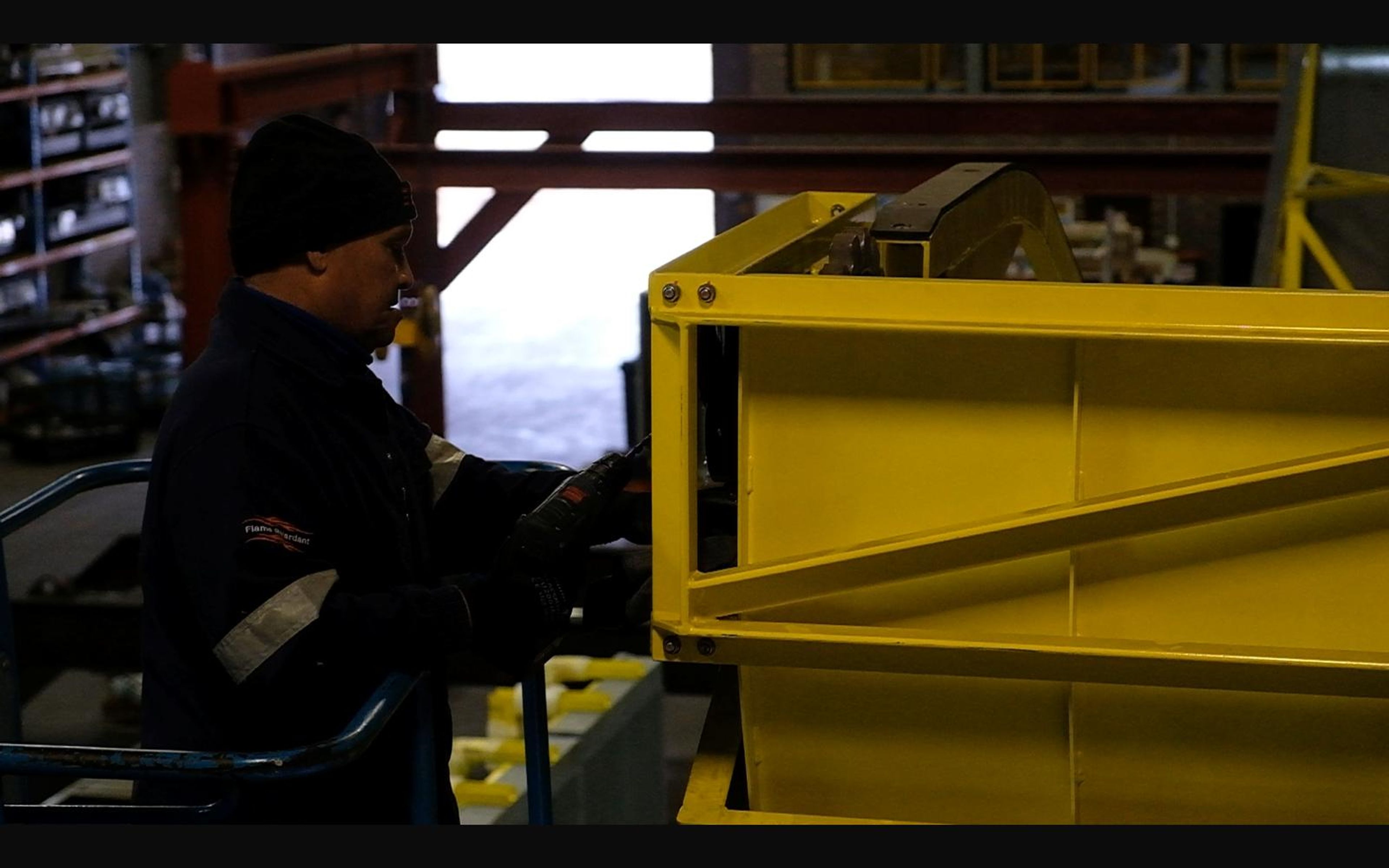 Salt harvester build, June 2022: frame, tracks and drivetrain, shoot 10