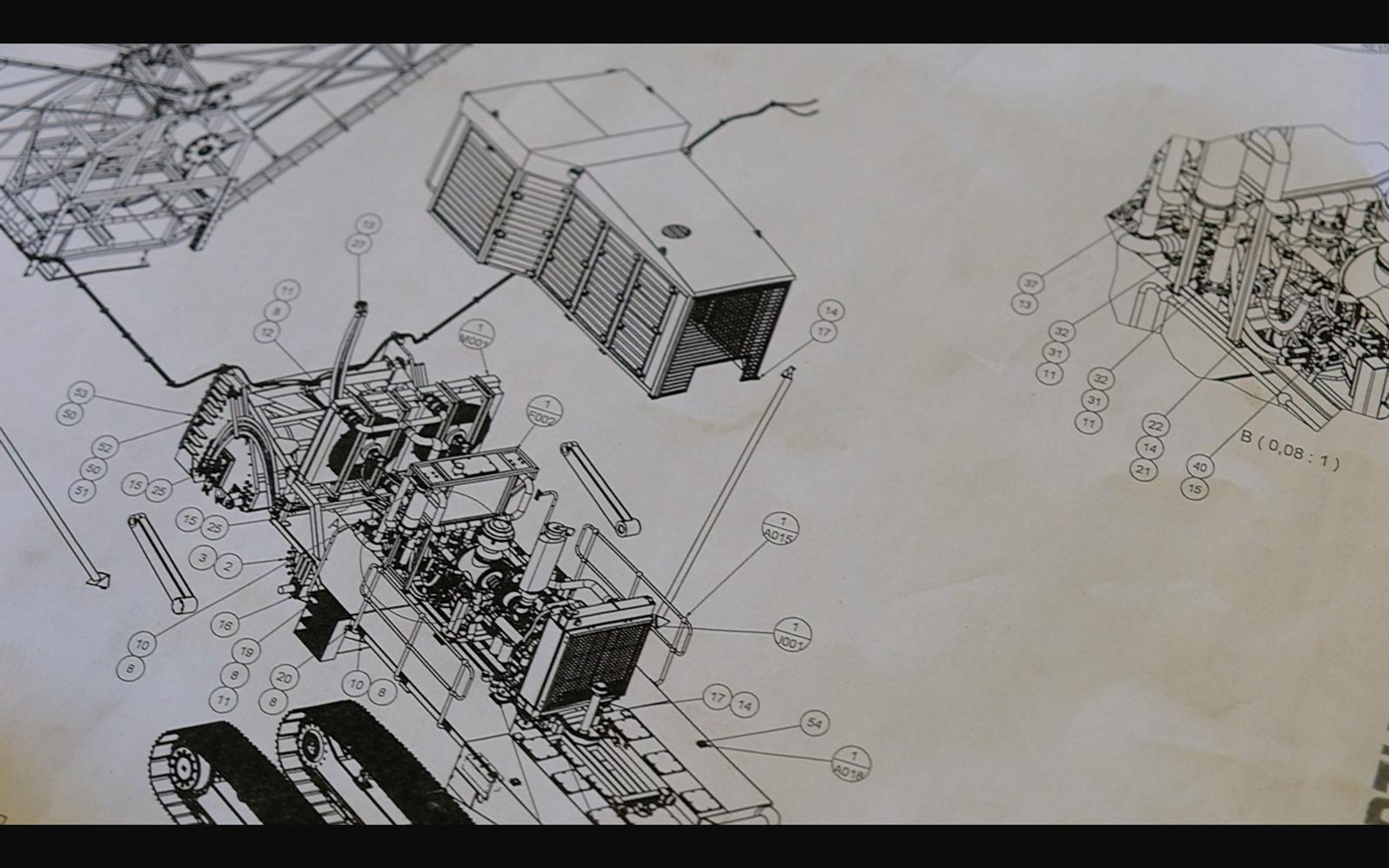 Salt harvester build, June 2022: frame, tracks and drivetrain, shoot 8