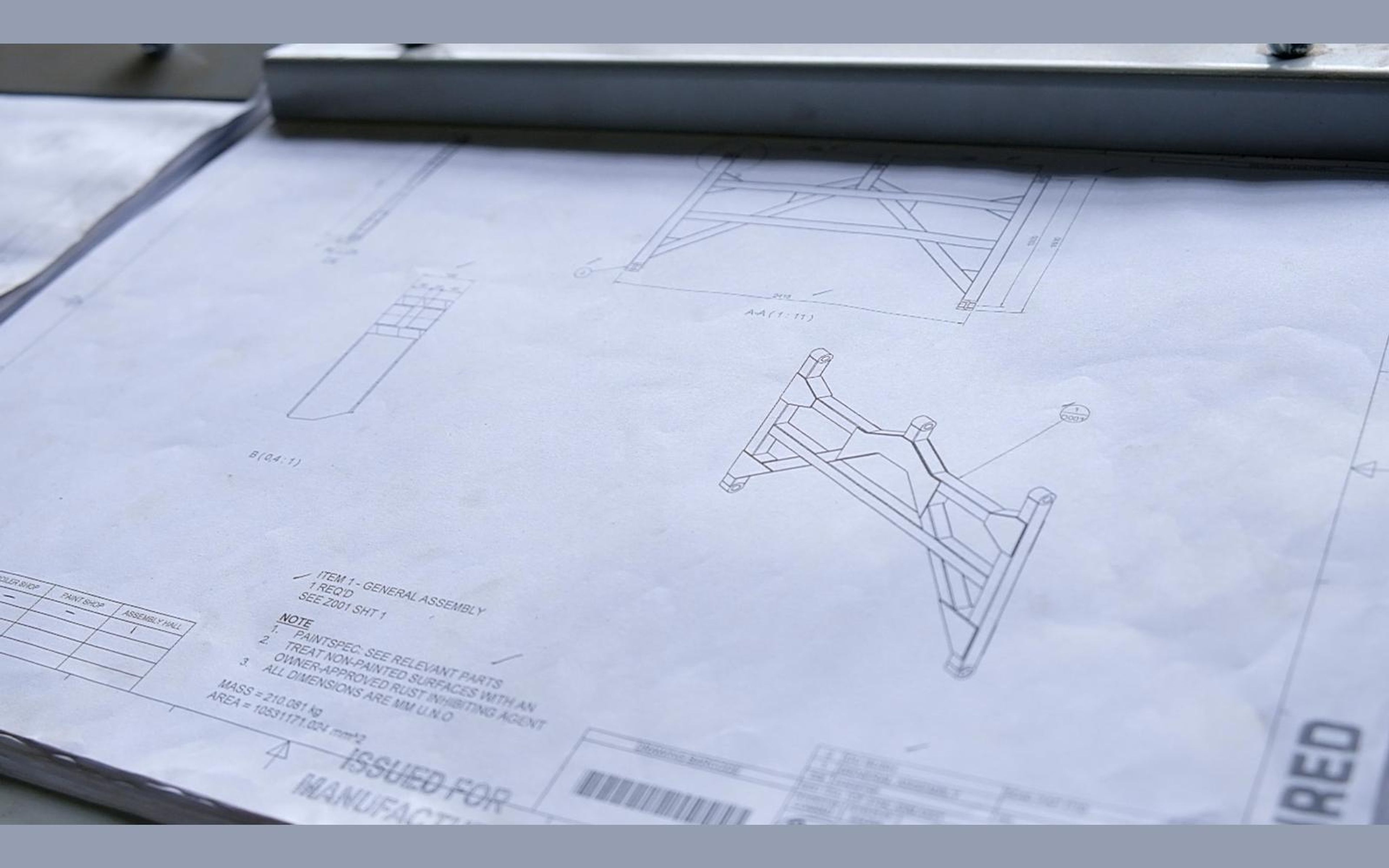 Salt harvester build, May 2022: chassis sections and components, shoot 4