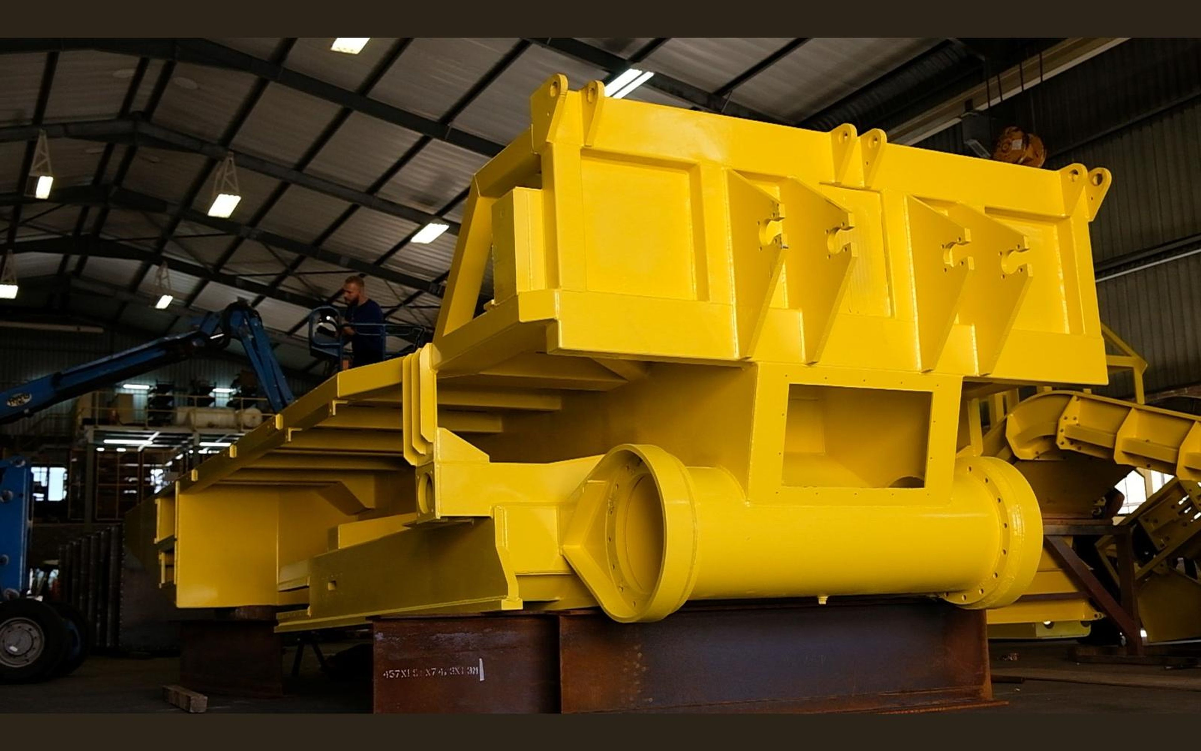 Salt harvester build, May 2022: chassis sections and components, shoot 3