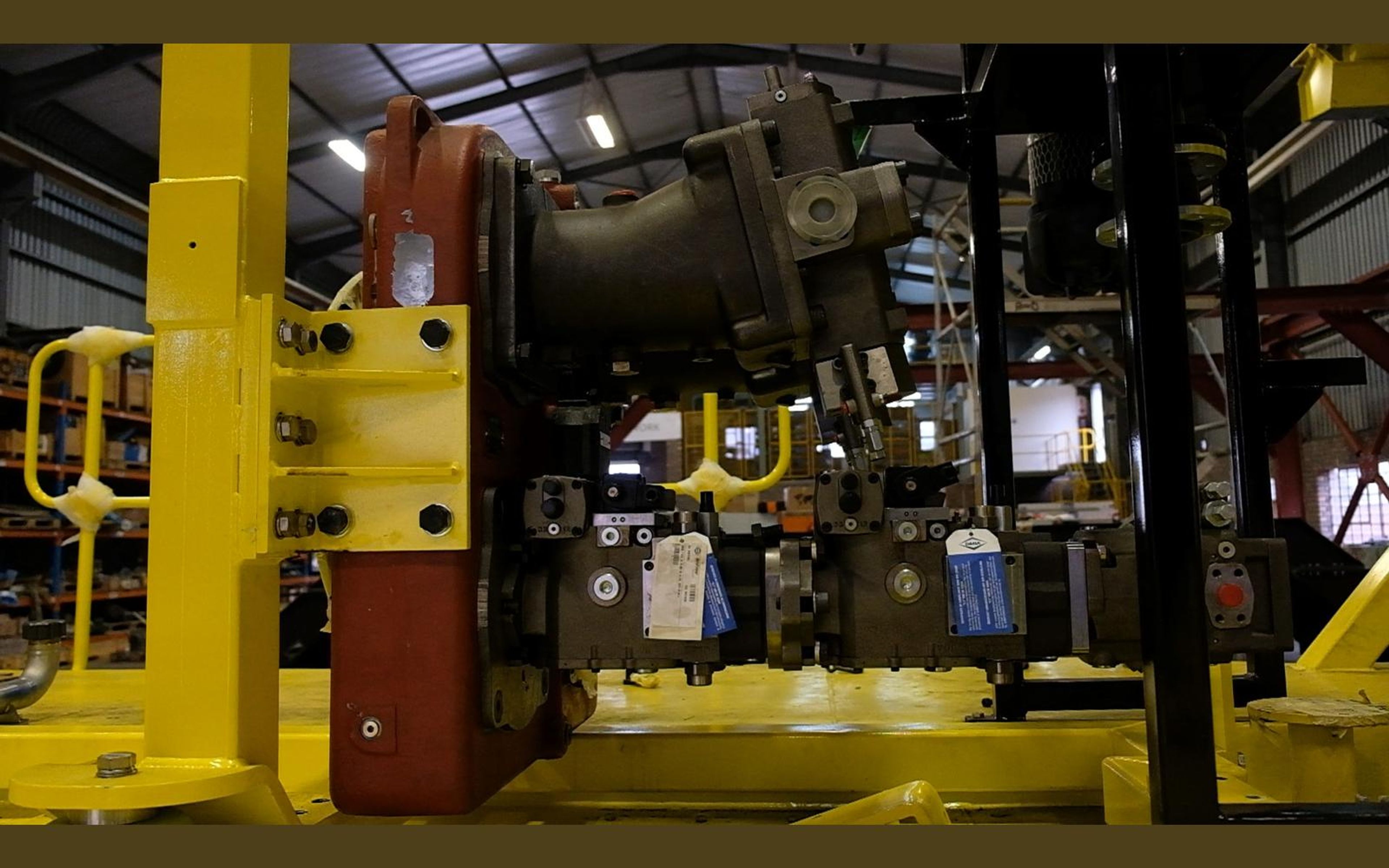Salt harvester build, June 2022: frame, tracks and drivetrain, shoot 10