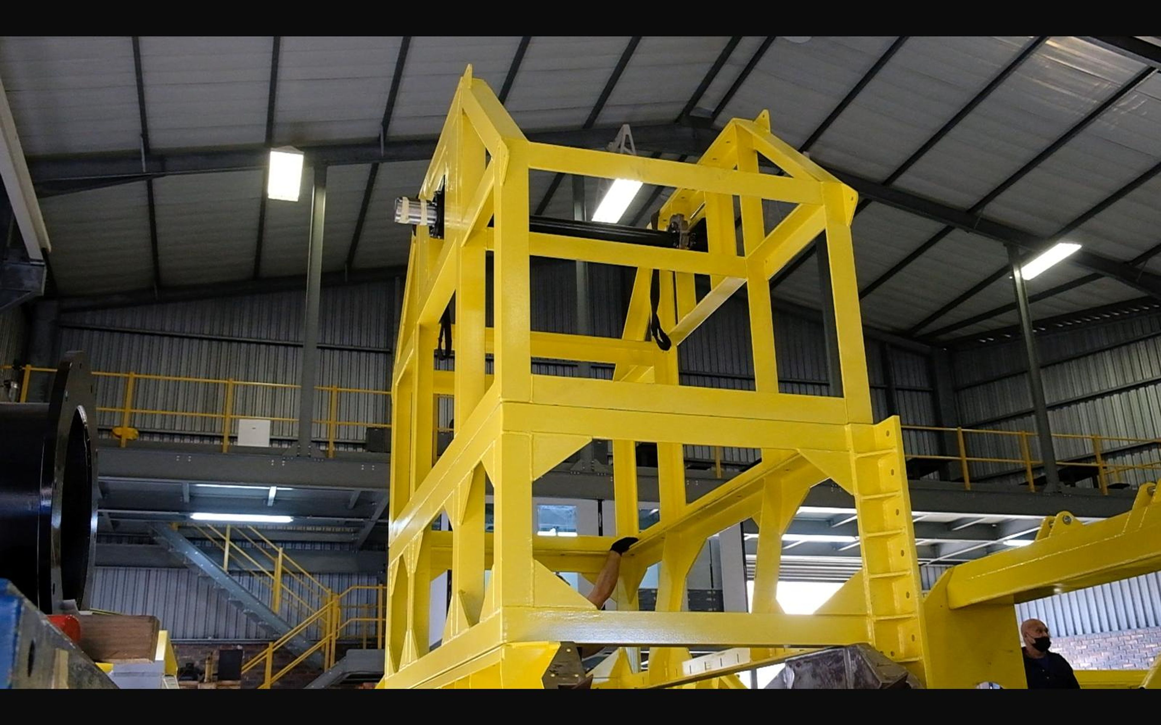 Assembly of the salt harvester, May 2022: chassis sections and components, shoot 3