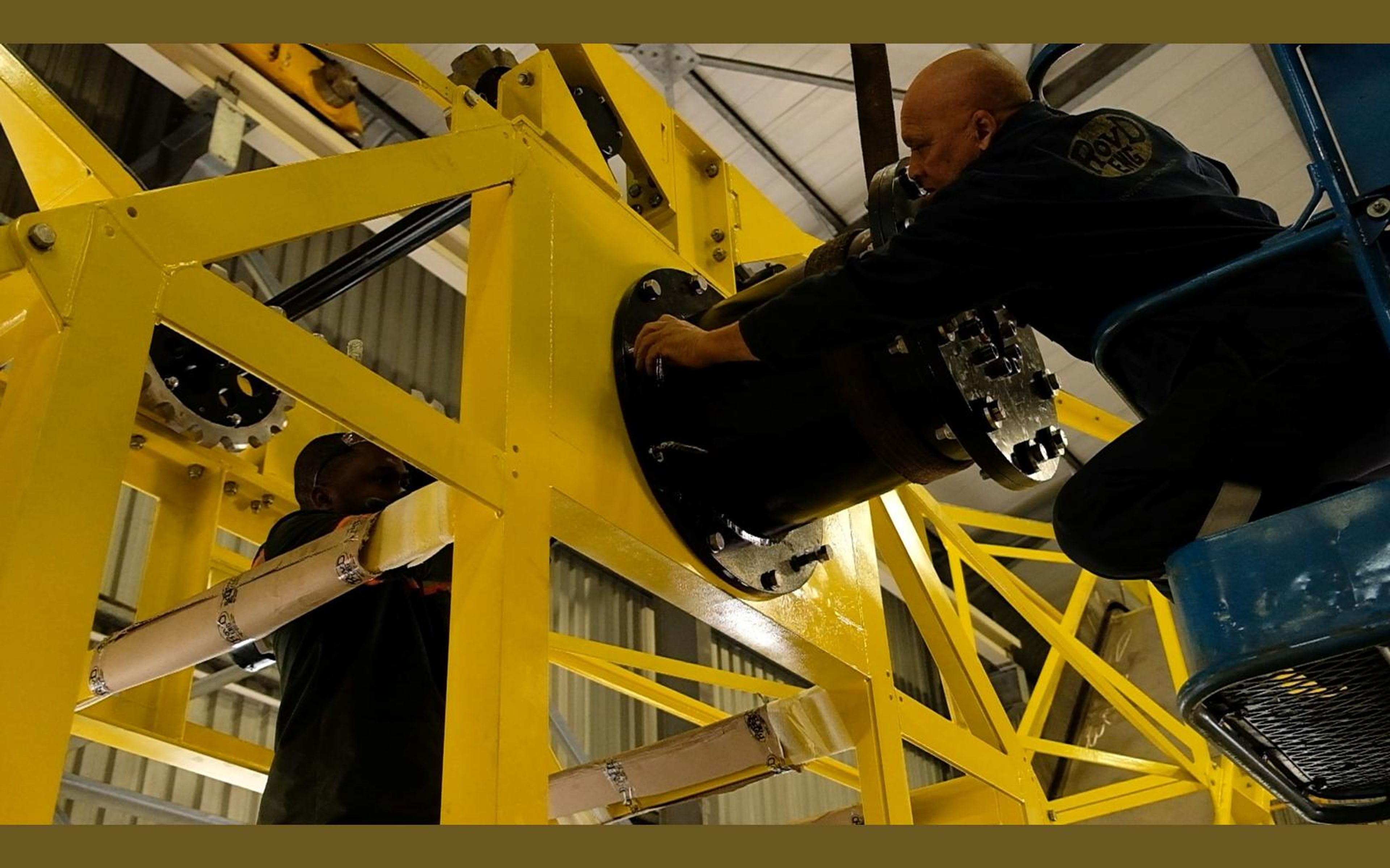 Salt harvester build, May 2022: chassis sections and components, shoot 7