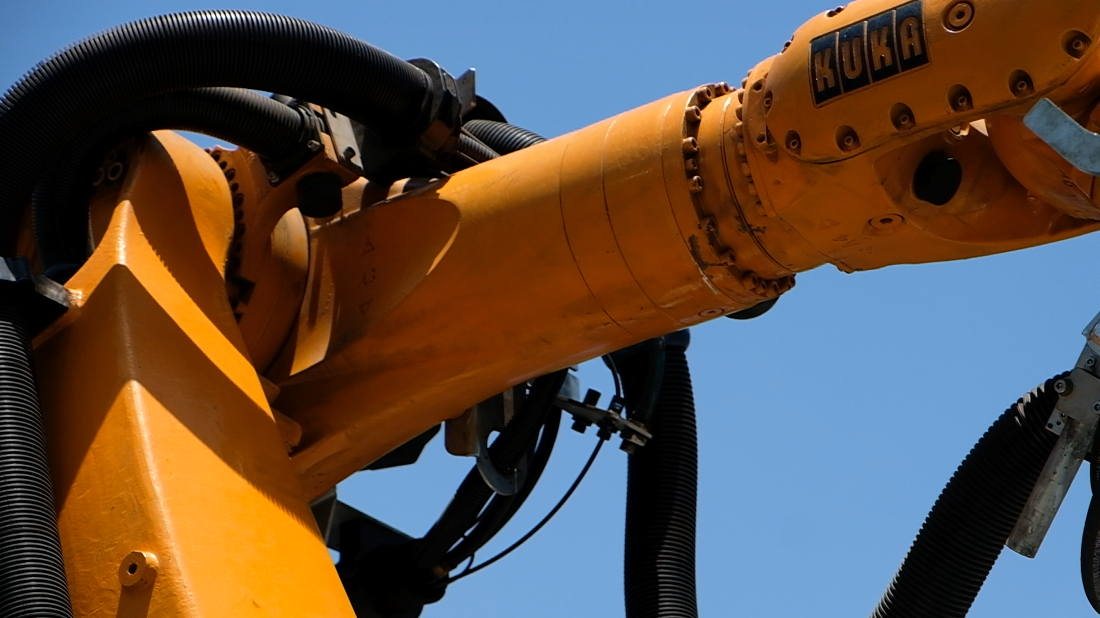 Frame grab 17 from Hall Core Drilling's drill-core bot test sequence at SAR Electronics, Pretoria