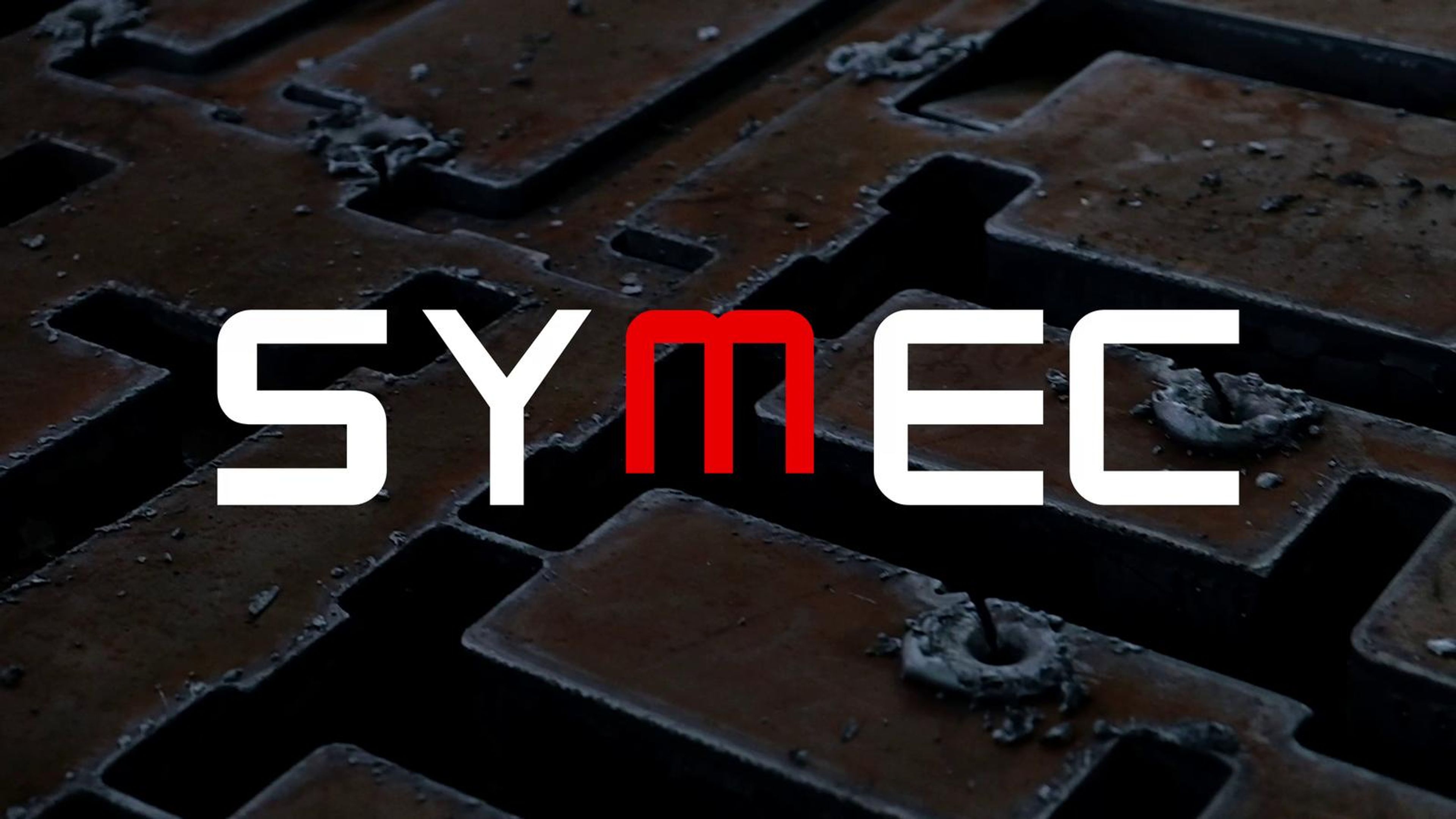 Symec logo on black