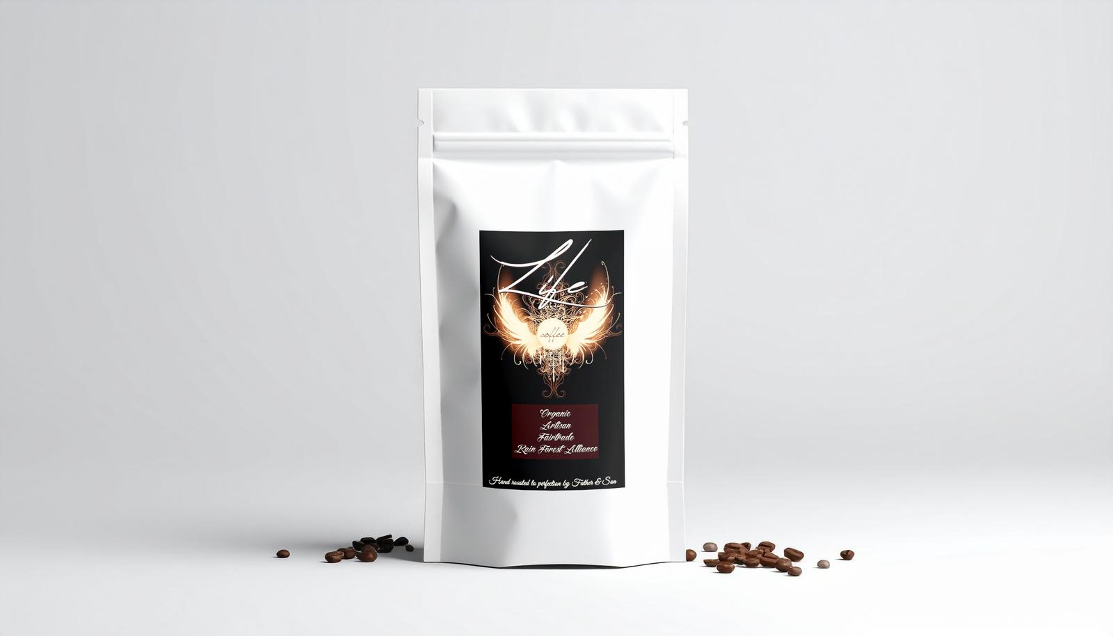 Death By Coffee digital product packshot
