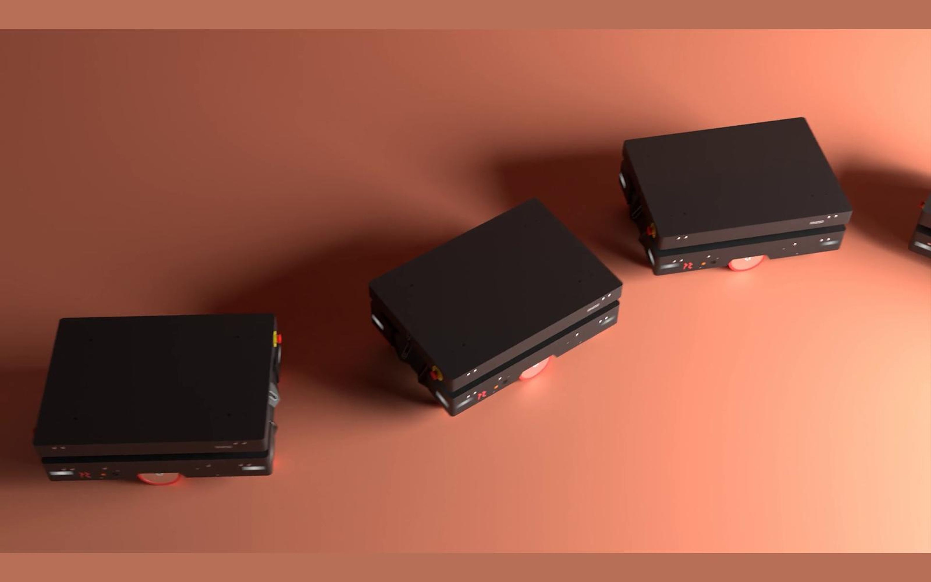 Autonomous mobile robot with the title Minimal training, full robot control