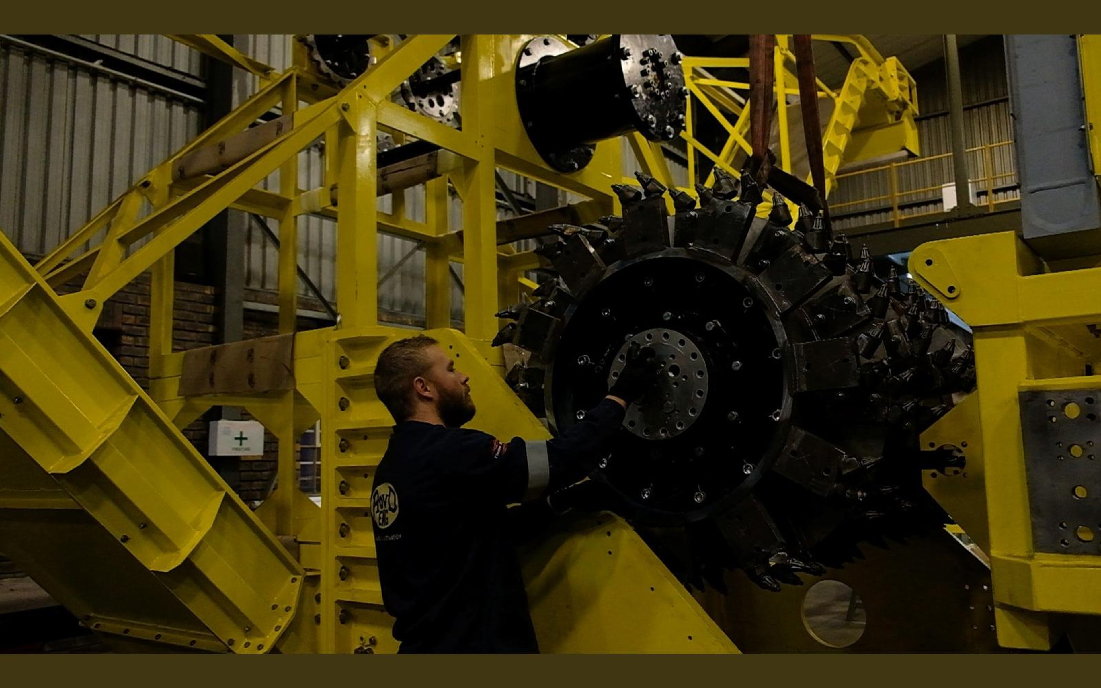 Salt harvester build, June 2022: frame, tracks and drivetrain, shoot 9