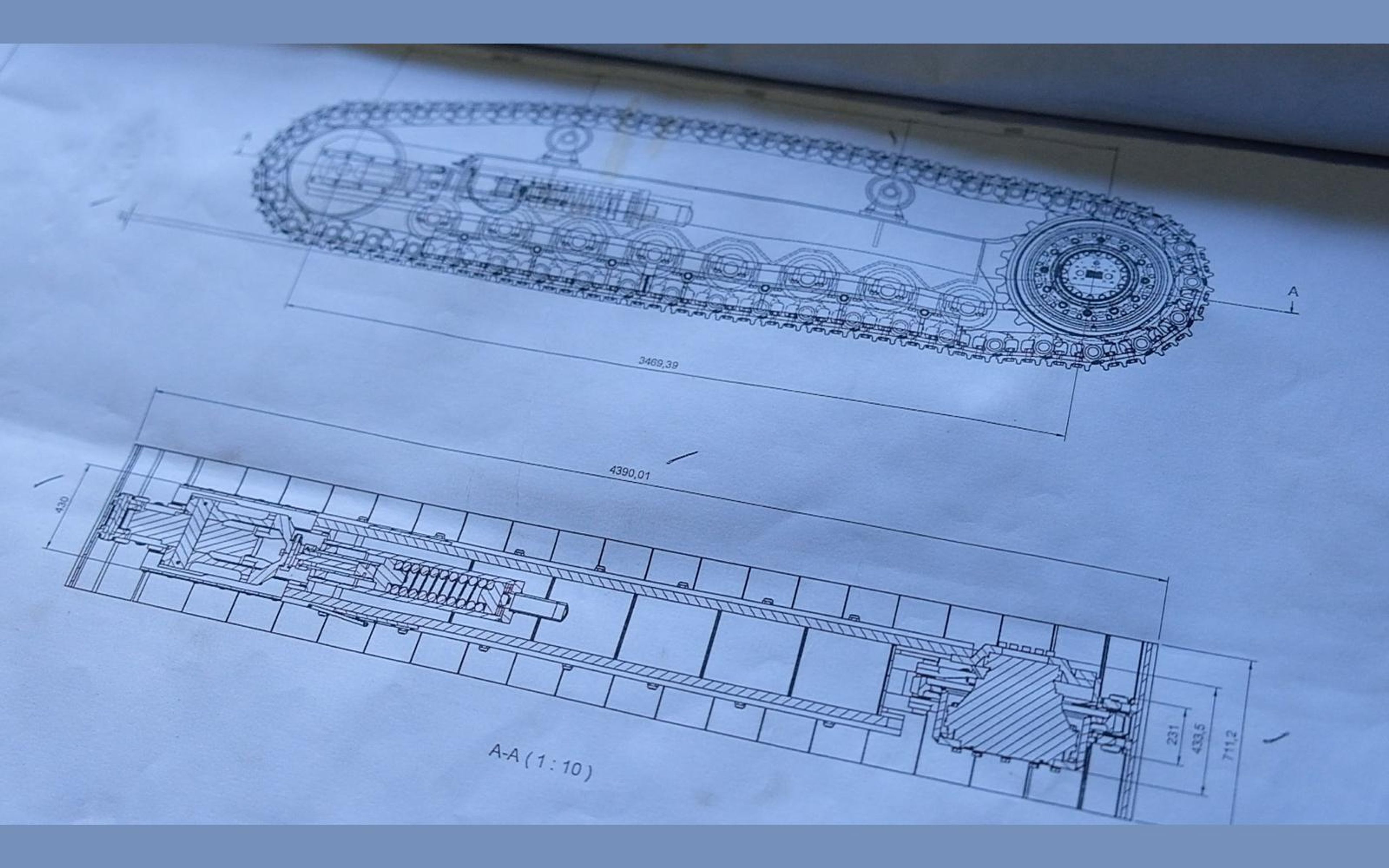 Salt harvester build, July 2022: hydraulics, plans and panel work, shoot 13