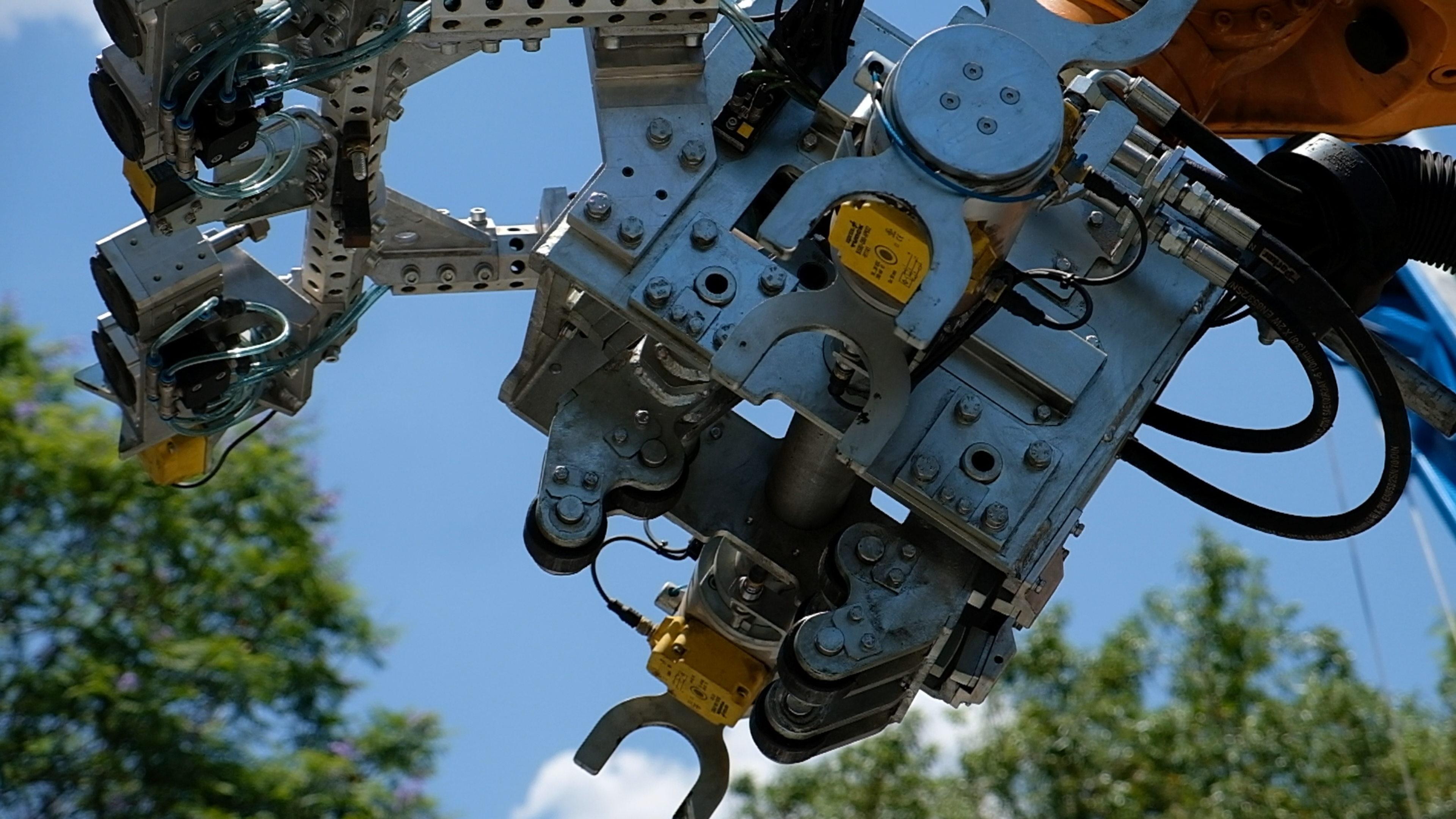 Frame grab 21 from Hall Core Drilling's drill-core bot test sequence at SAR Electronics, Pretoria