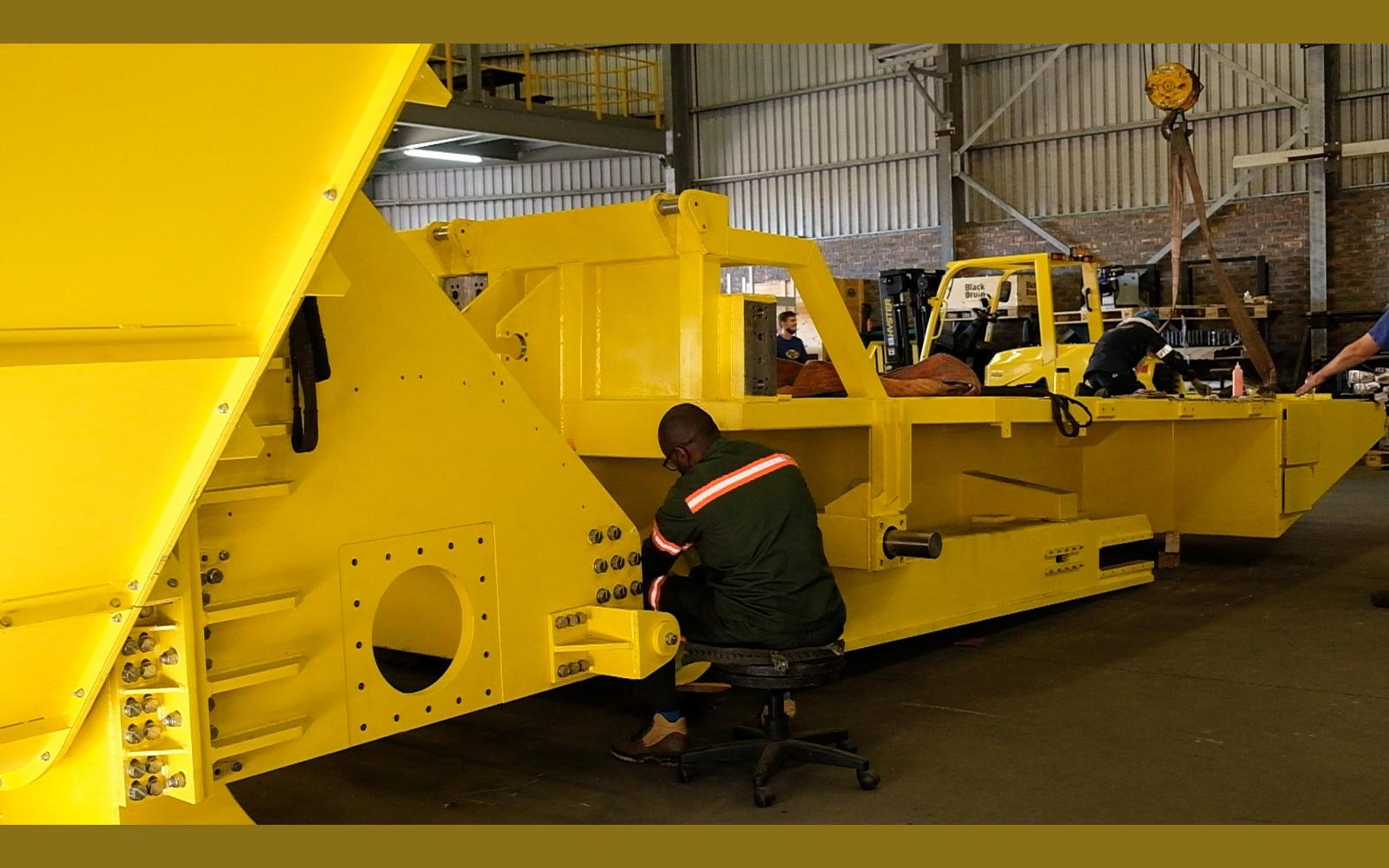 Salt harvester build, May 2022: chassis sections and components, shoot 6