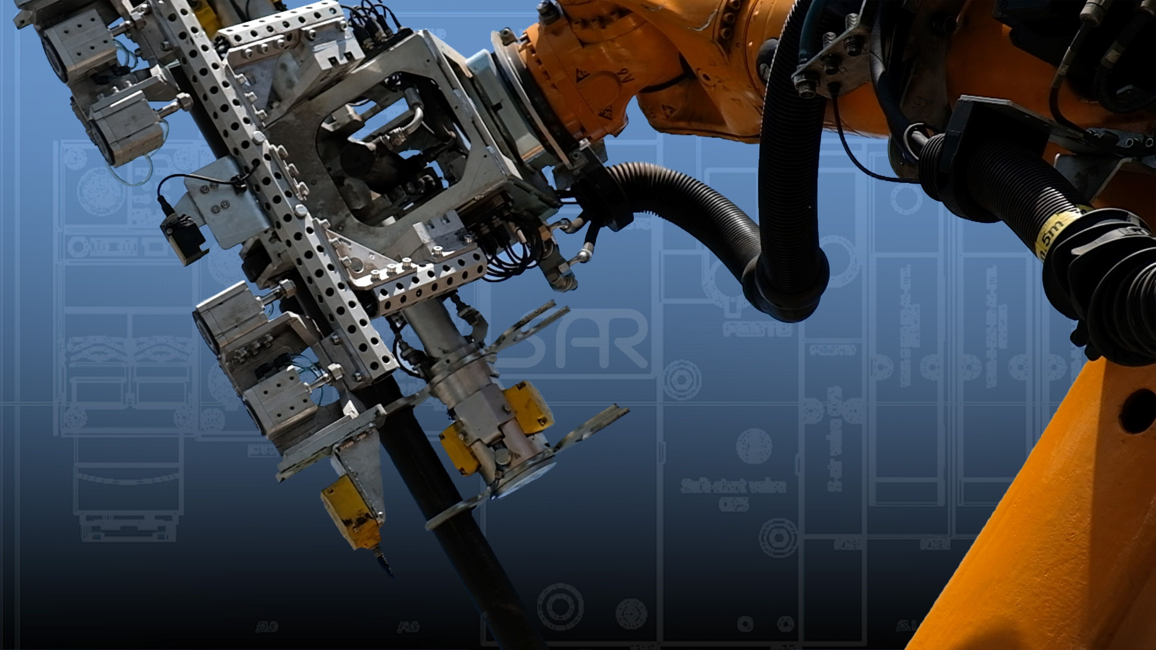 Stylized marketing image 7 of Hall Core Drilling's drill-core bot at SAR Electronics, Pretoria