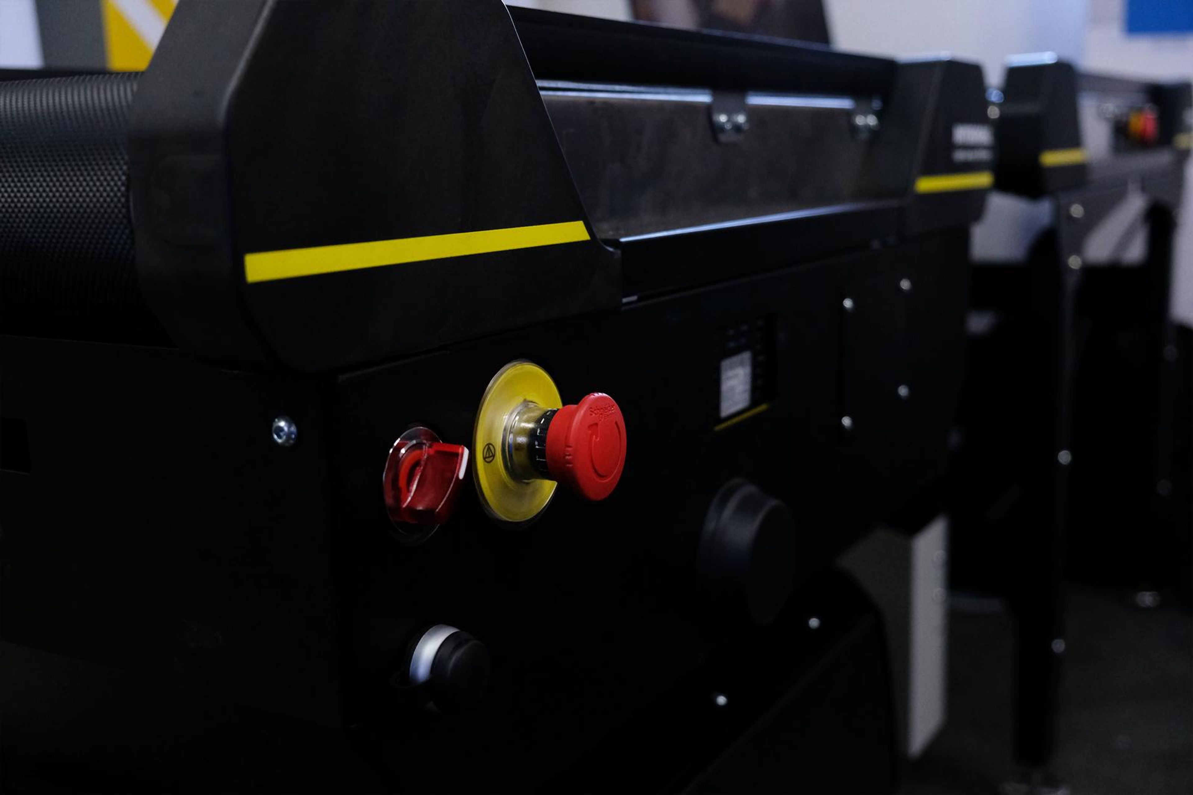 Interroll conveyor emergency stop button