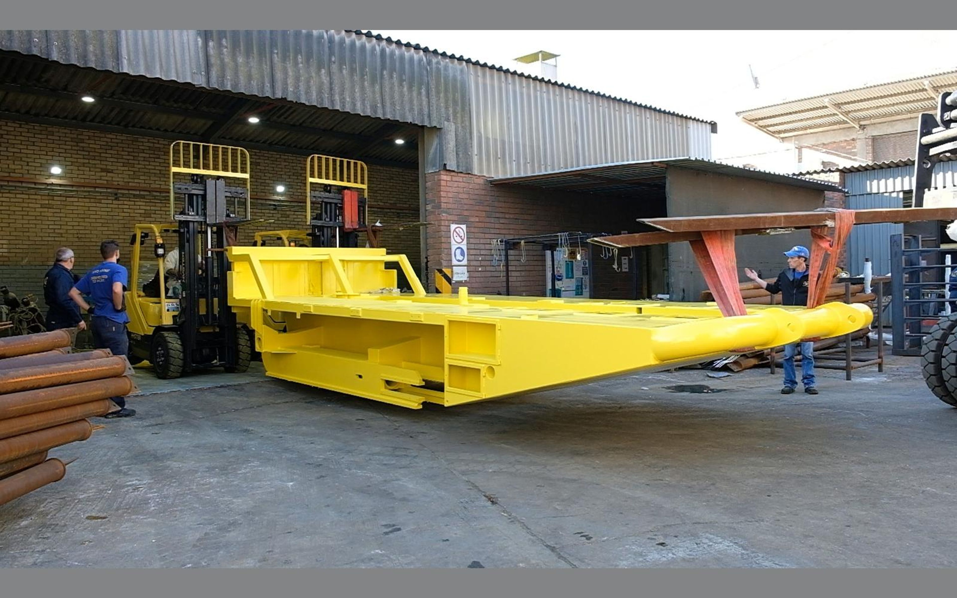 Salt harvester build, May 2022: chassis sections and components, shoot 3