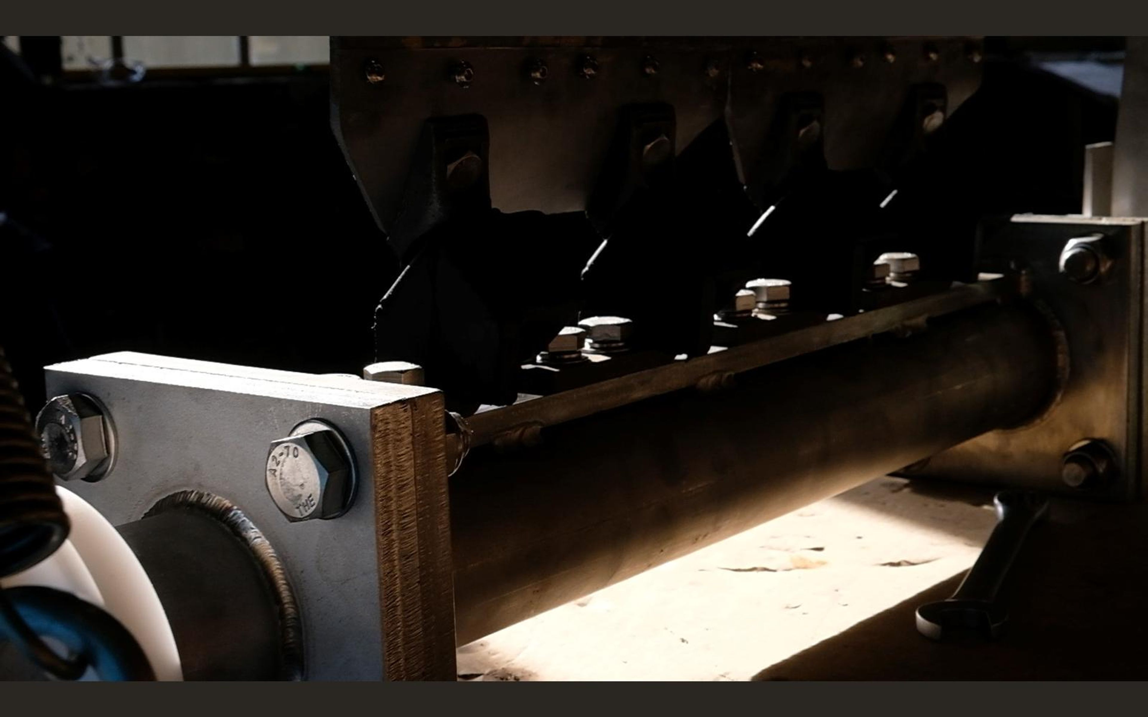 Salt harvester build, May 2022: chassis sections and components, shoot 5