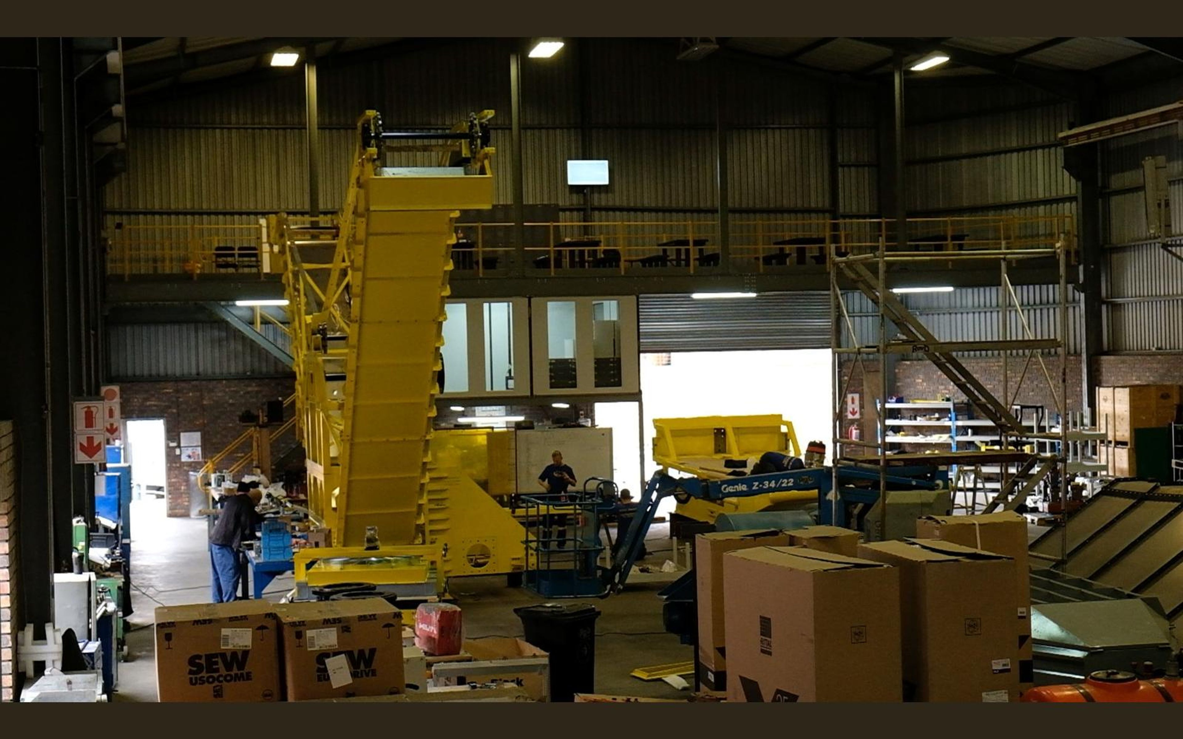 Salt harvester build, May 2022: chassis sections and components, shoot 4