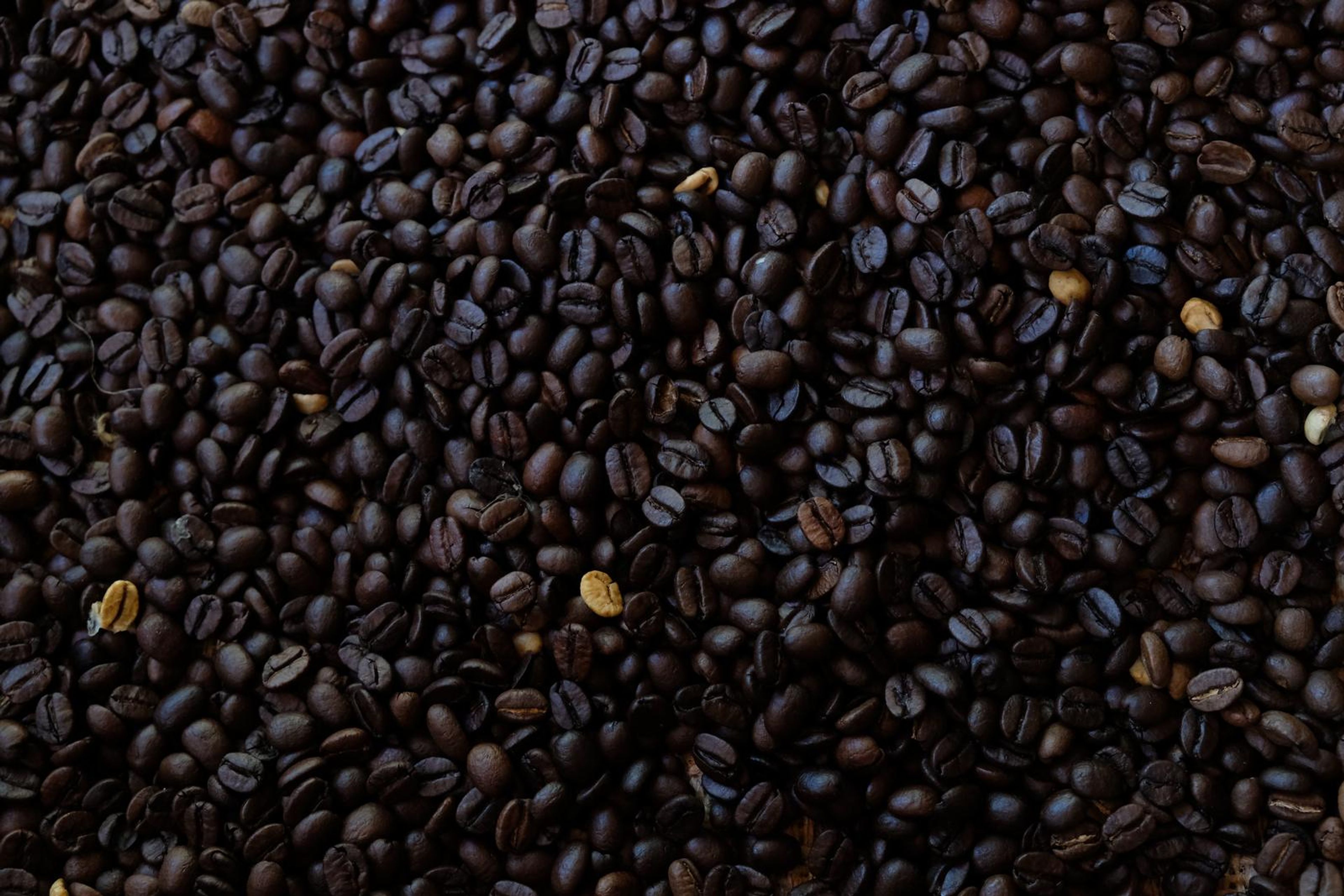 Death By Coffee creative product photography of coffee, beans and branded bags