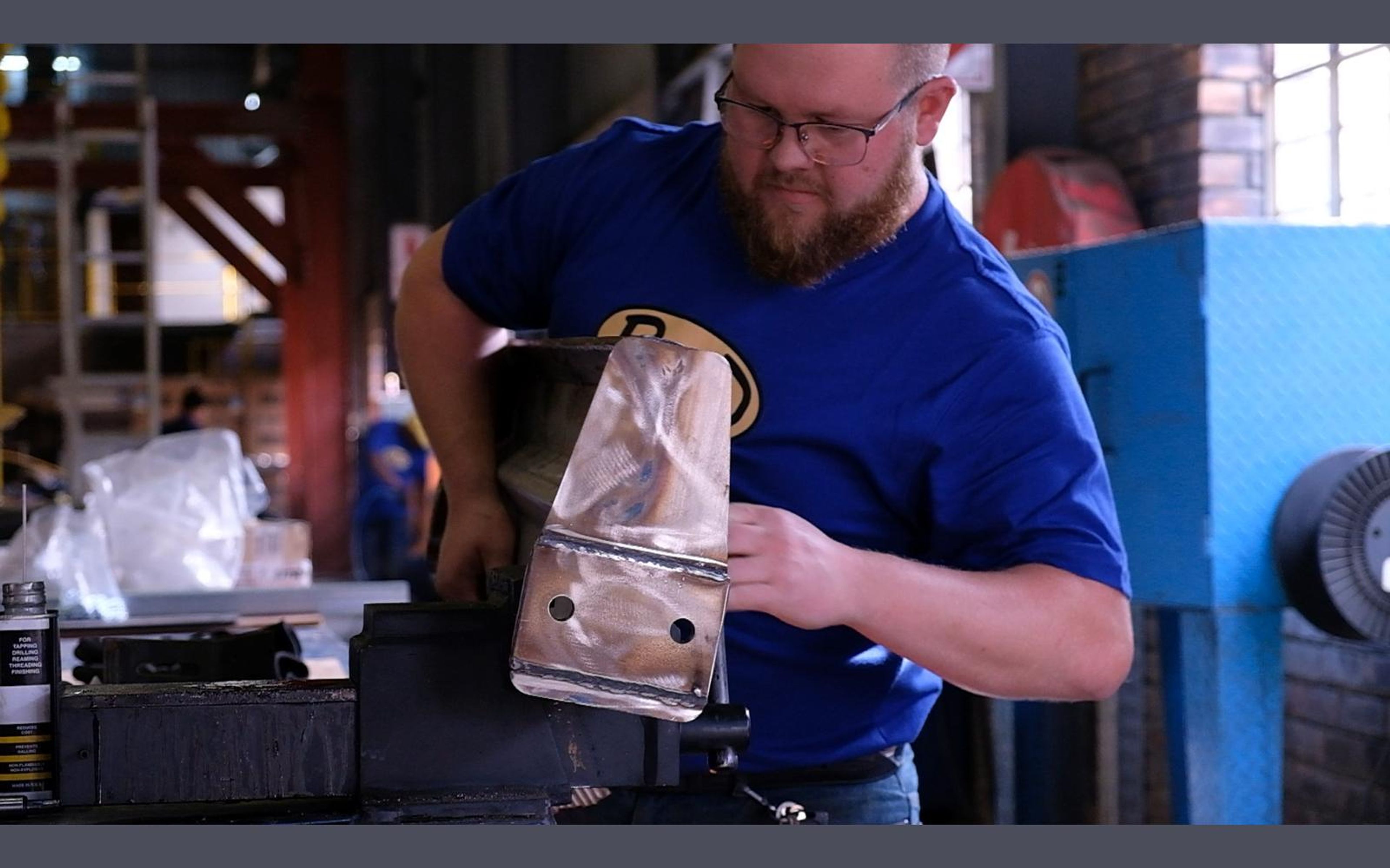 Salt harvester build, June 2022: frame, tracks and drivetrain, shoot 10