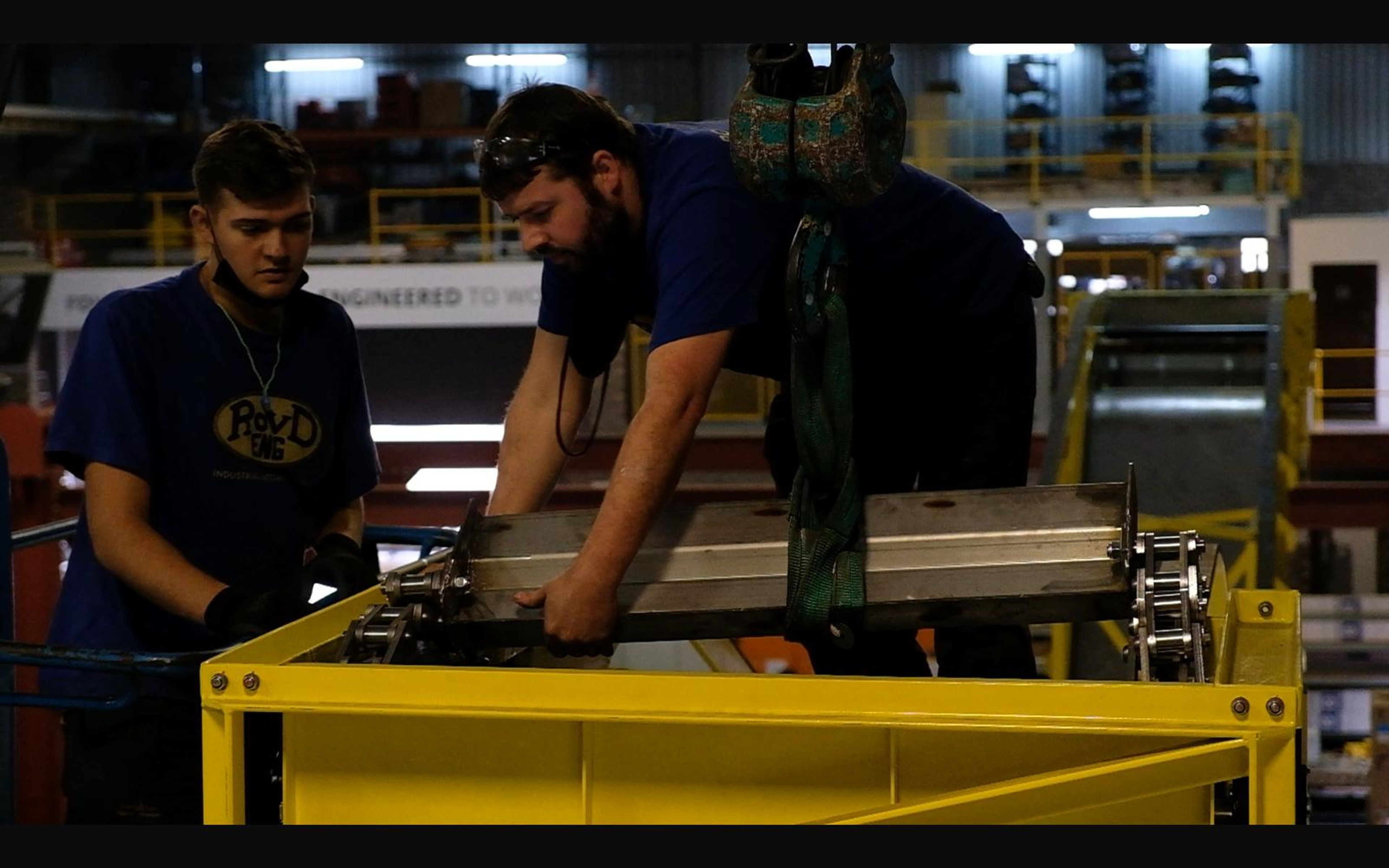 Salt harvester build, June 2022: frame, tracks and drivetrain, shoot 10
