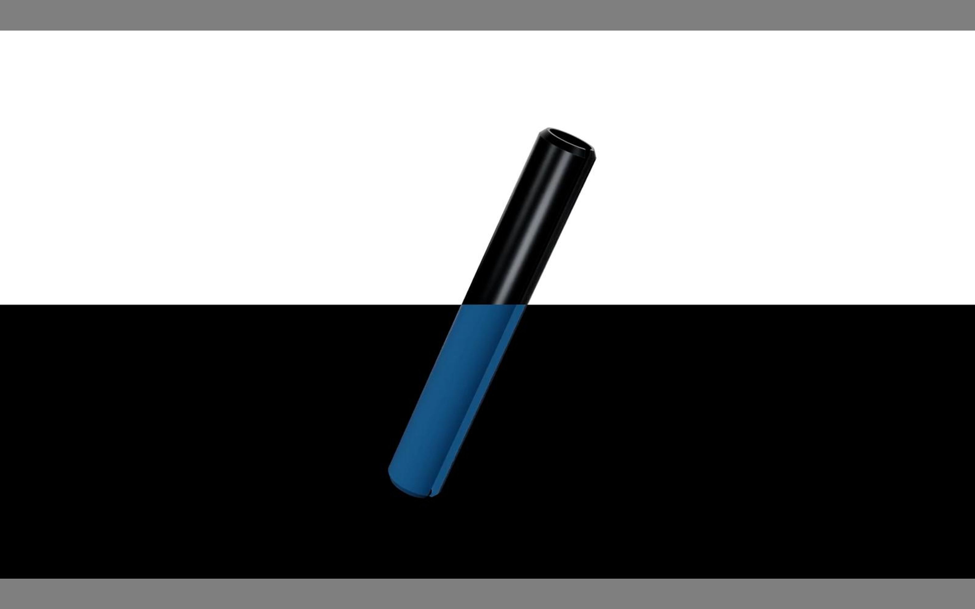 3D progress reveal: a pin half in blue clay
