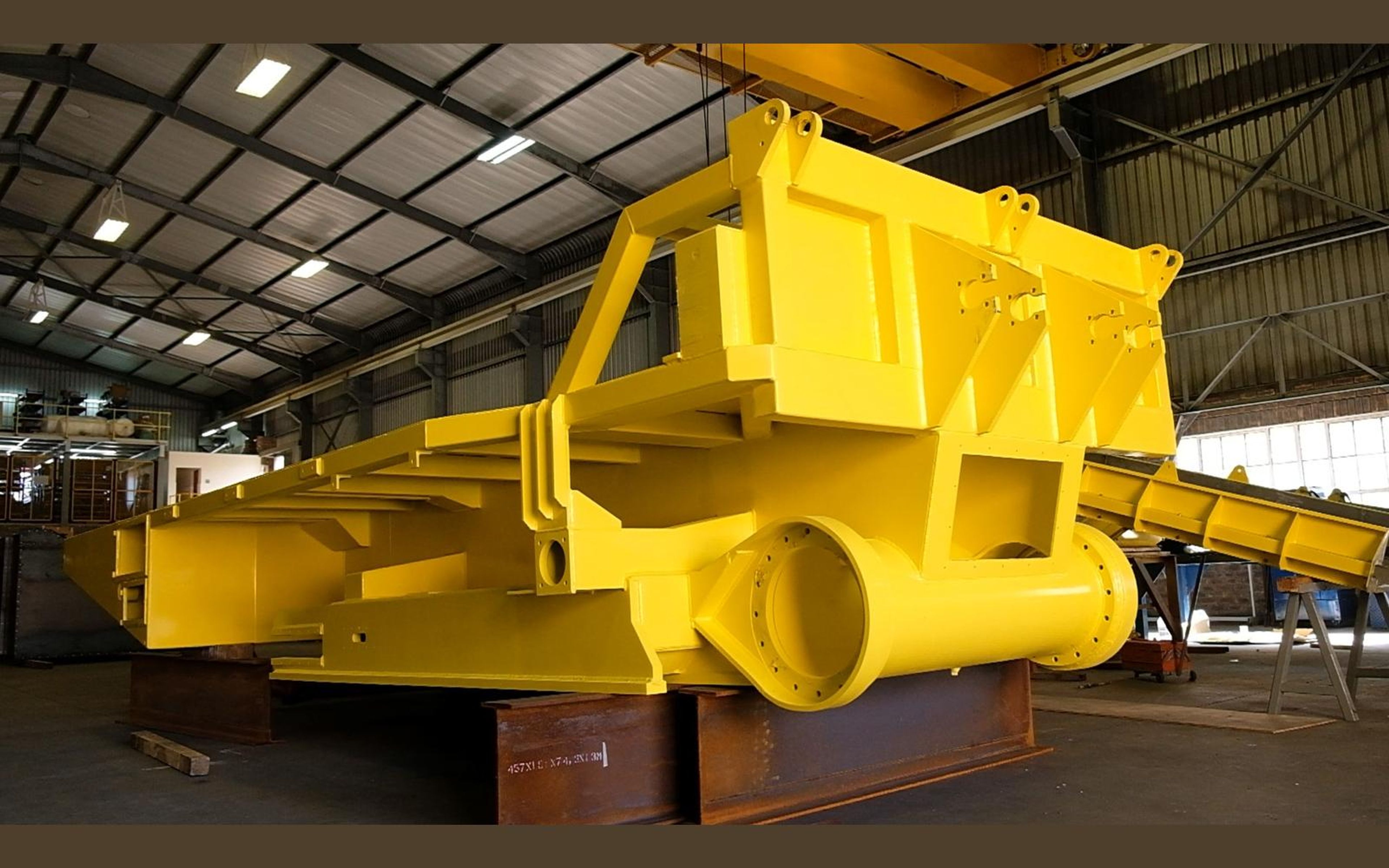 Salt harvester build, May 2022: chassis sections and components, shoot 3