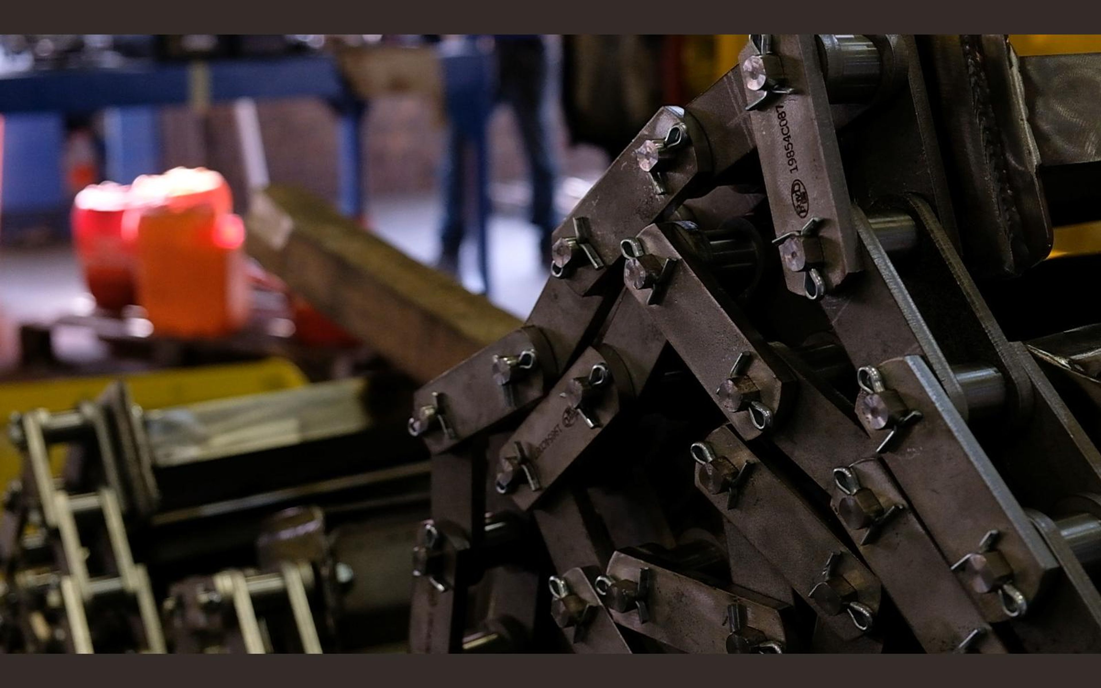 Salt harvester build, June 2022: frame, tracks and drivetrain, shoot 10