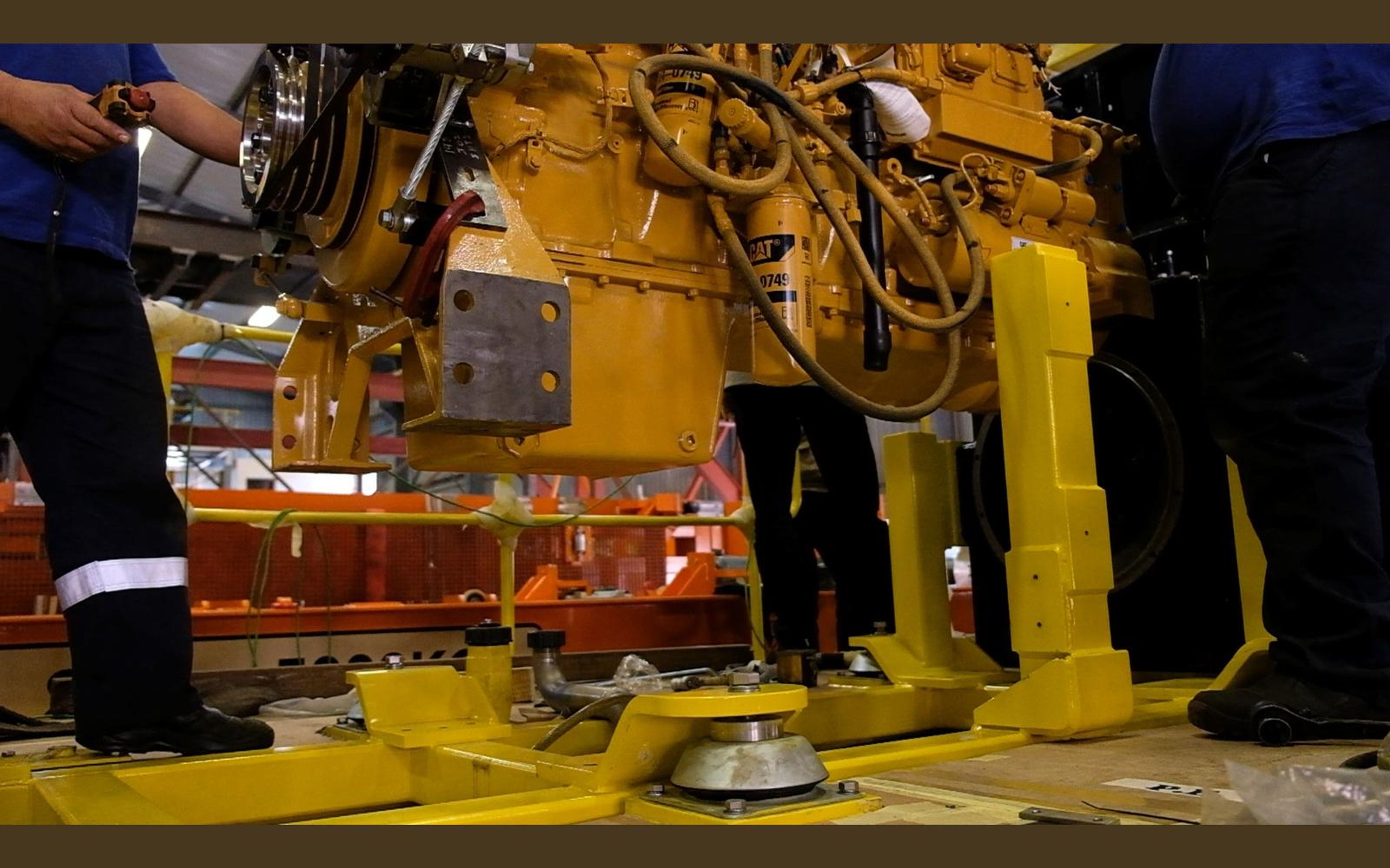 Salt harvester build, August 2022: engine and exhaust, shoot 15