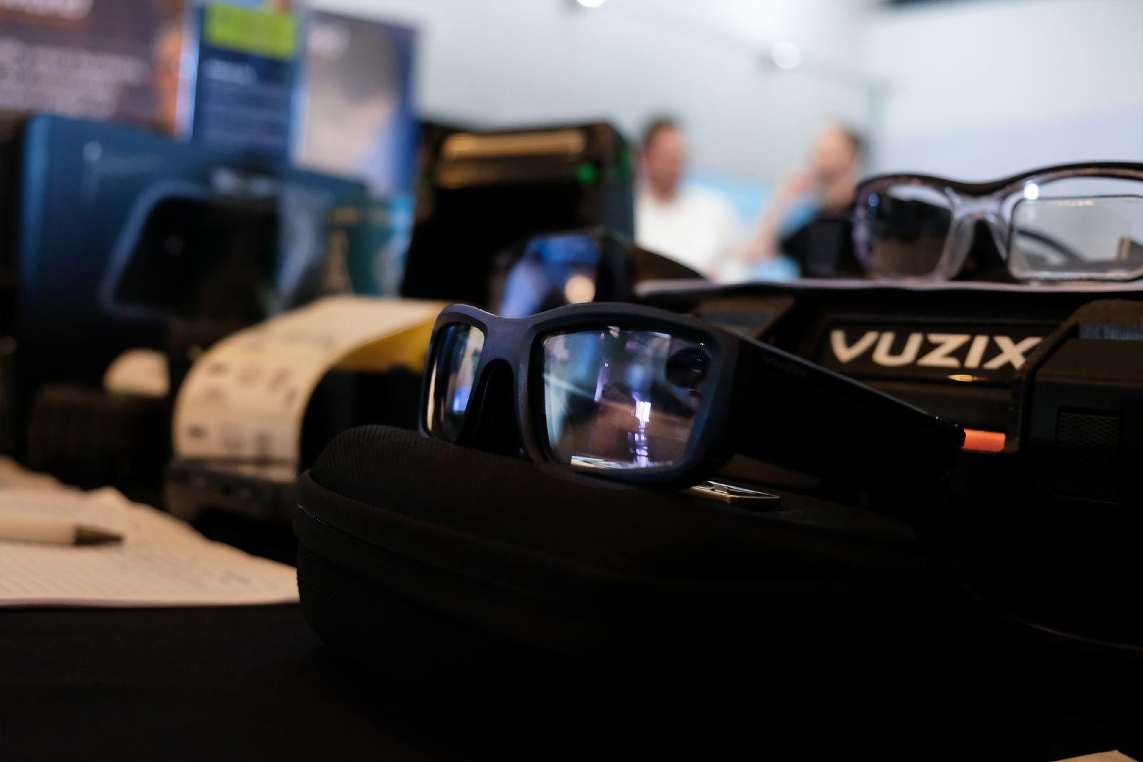 Vuzix smart glasses on the PDC stand