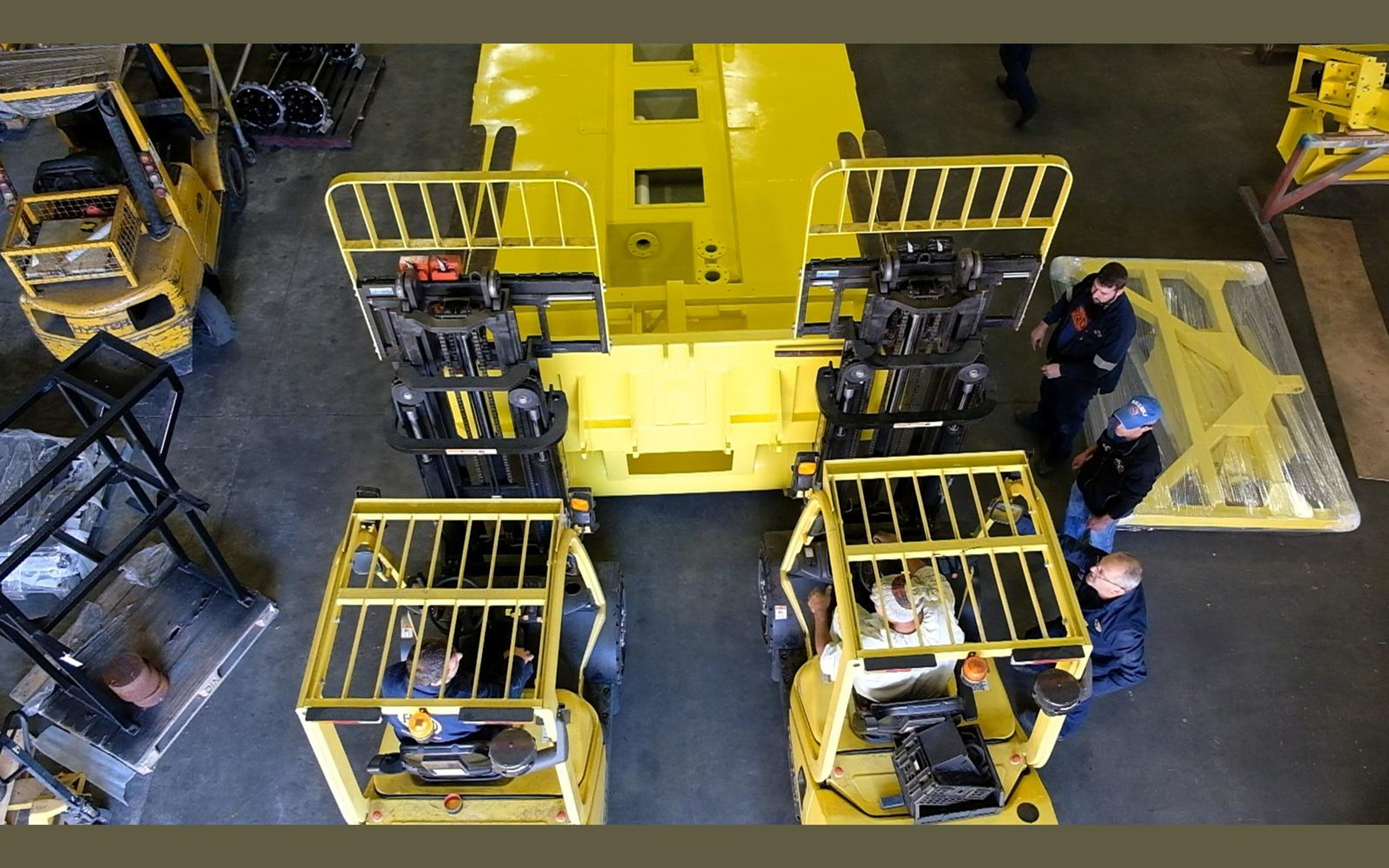 Salt harvester build, May 2022: chassis sections and components, shoot 3