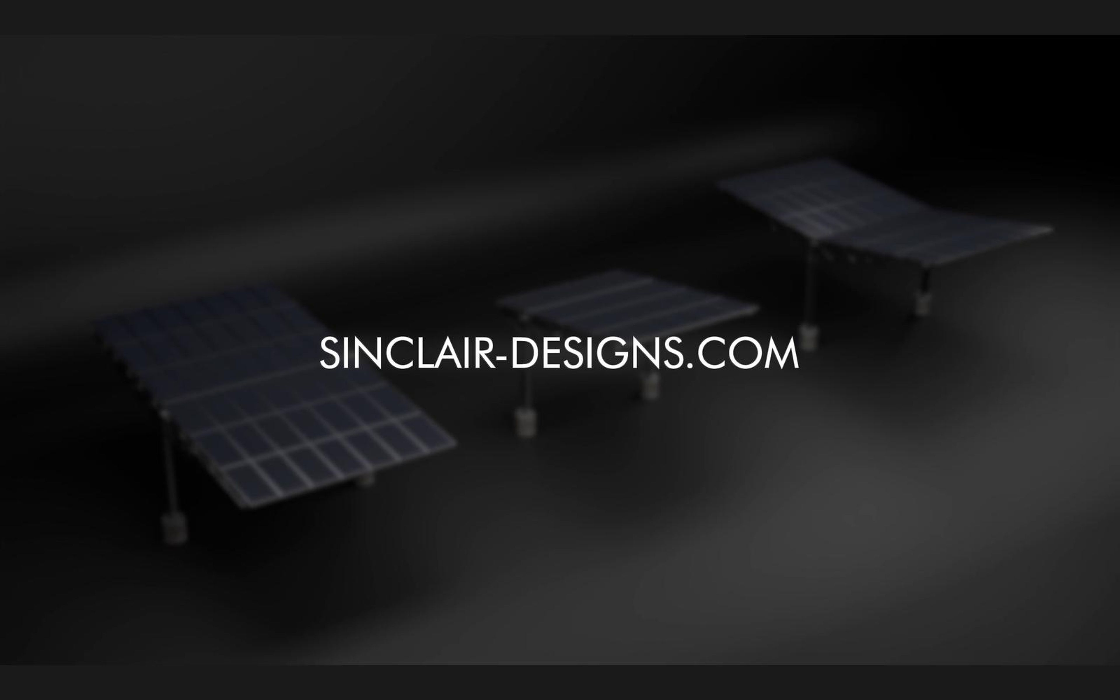 Three carport canopy types in a dark studio scene with the closing web address