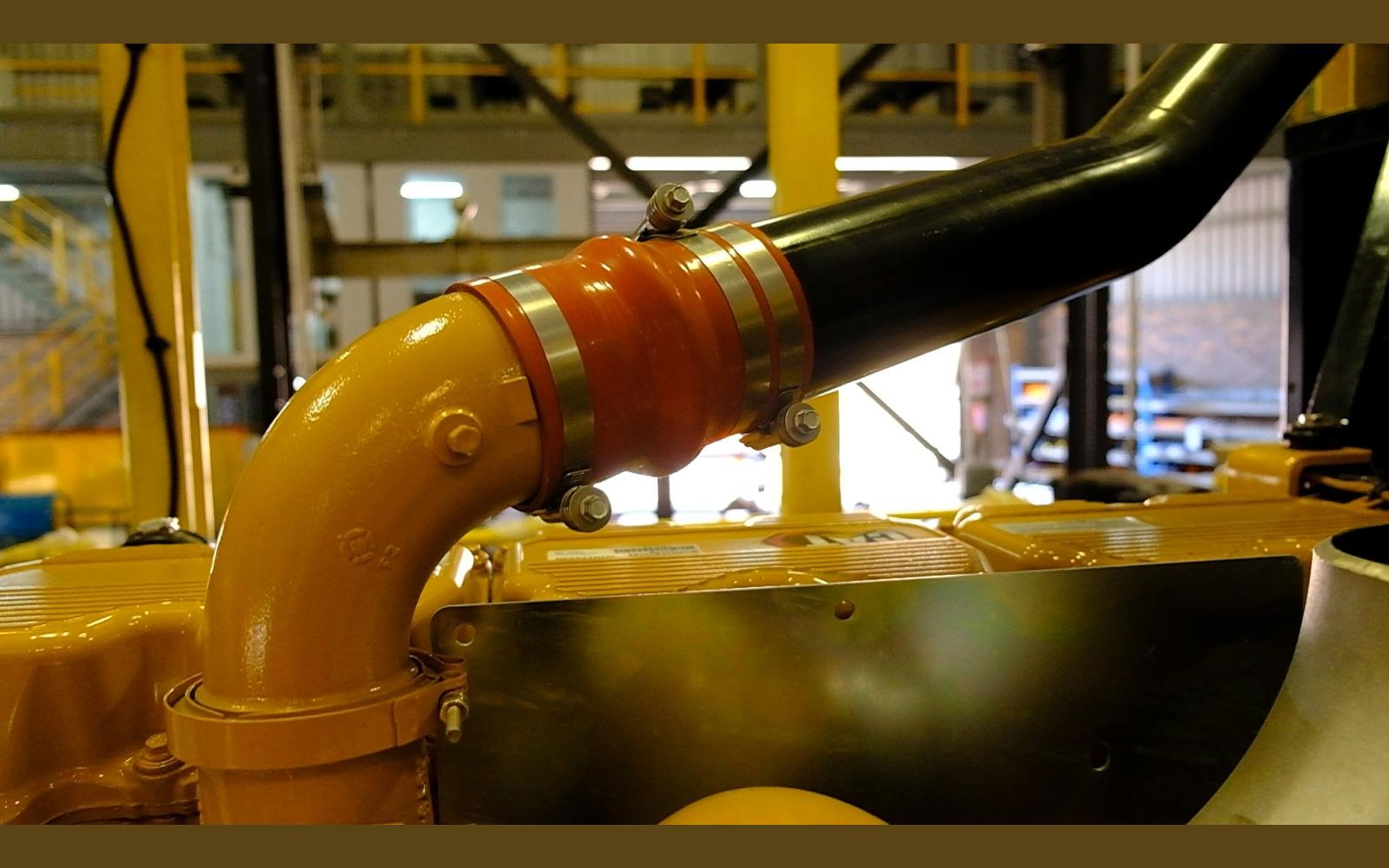 Salt harvester build, August 2022: engine and exhaust, shoot 16