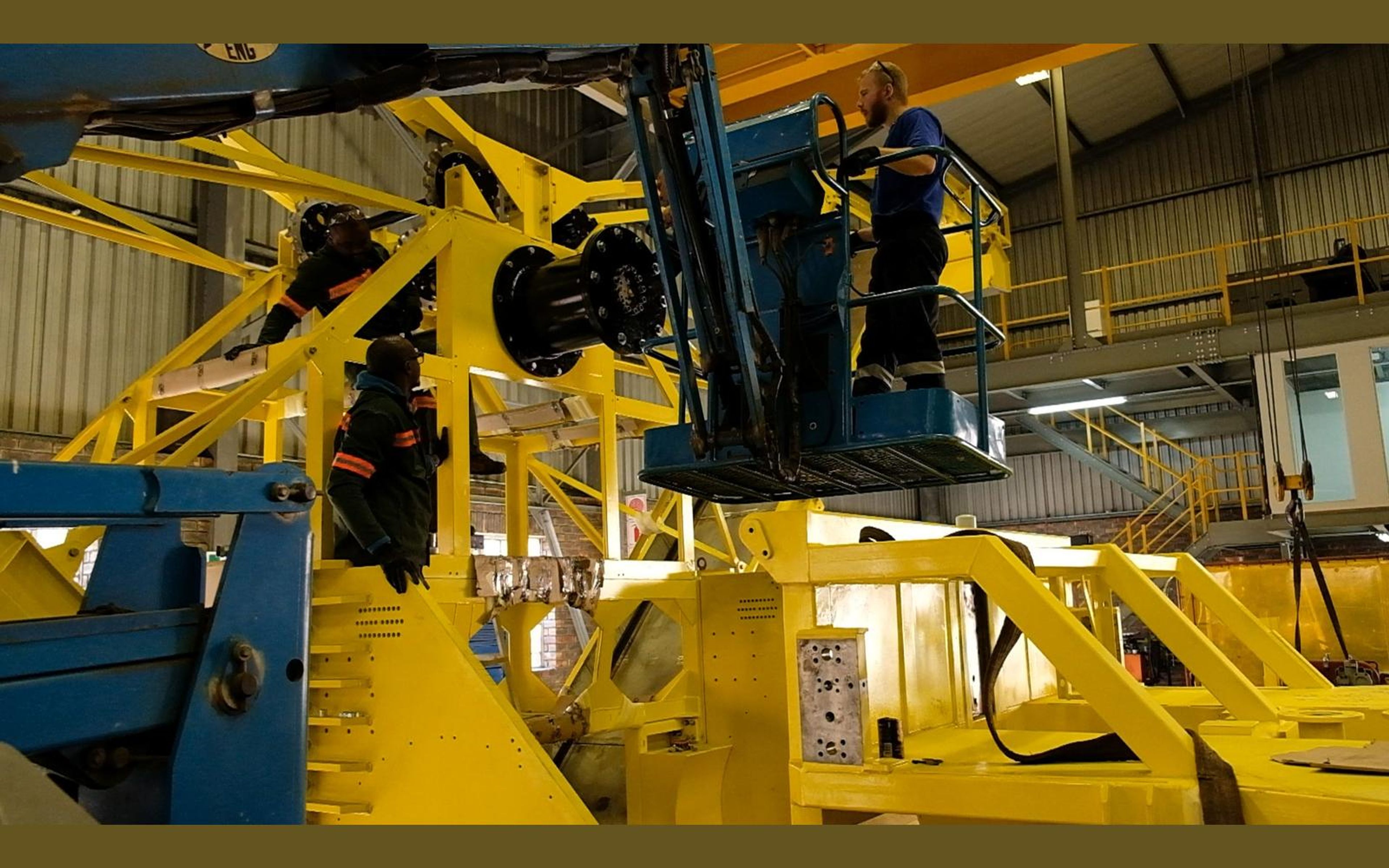 Salt harvester build, May 2022: chassis sections and components, shoot 7