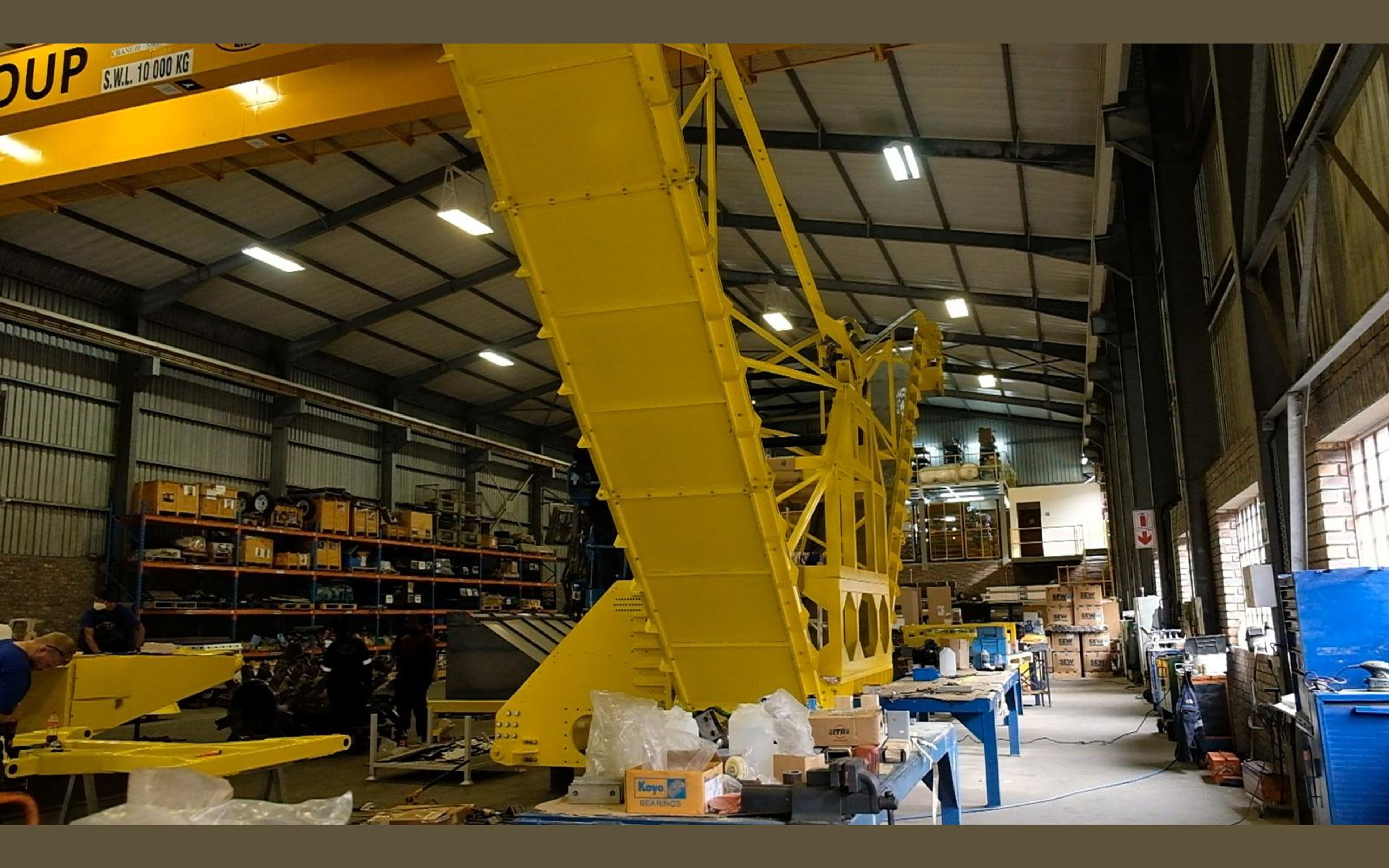 Salt harvester build, May 2022: chassis sections and components, shoot 4