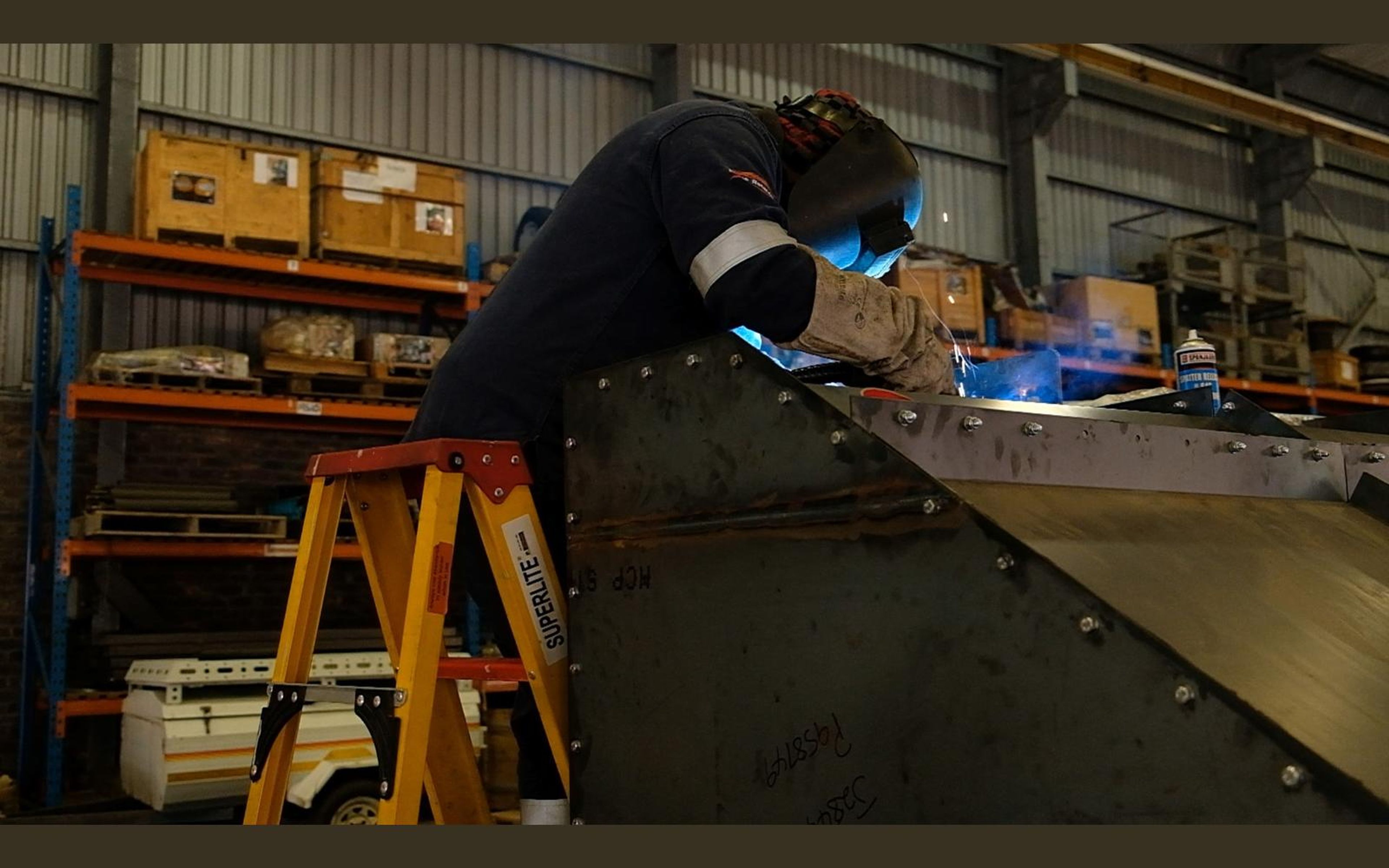 Salt harvester build, May 2022: chassis sections and components, shoot 6