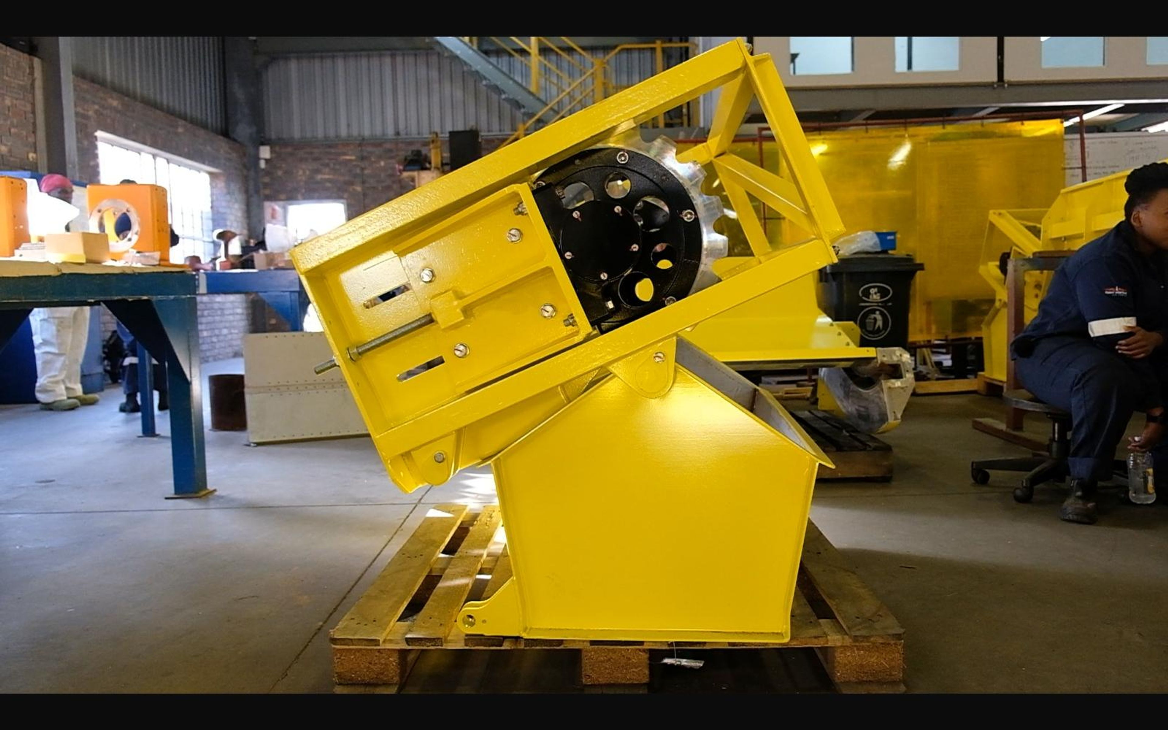 Salt harvester build, May 2022: chassis sections and components, shoot 2