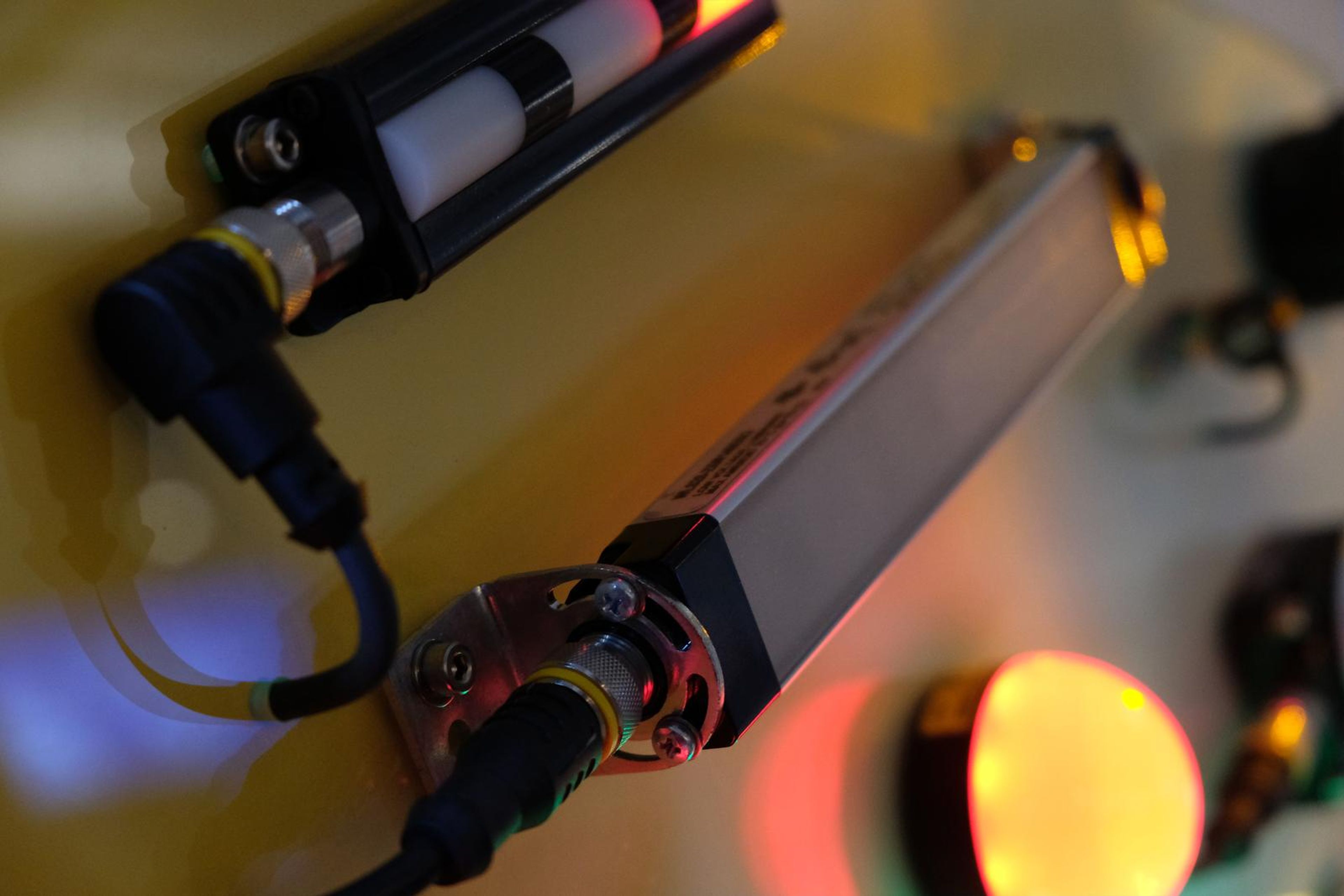 Turck light bar and orange indicator