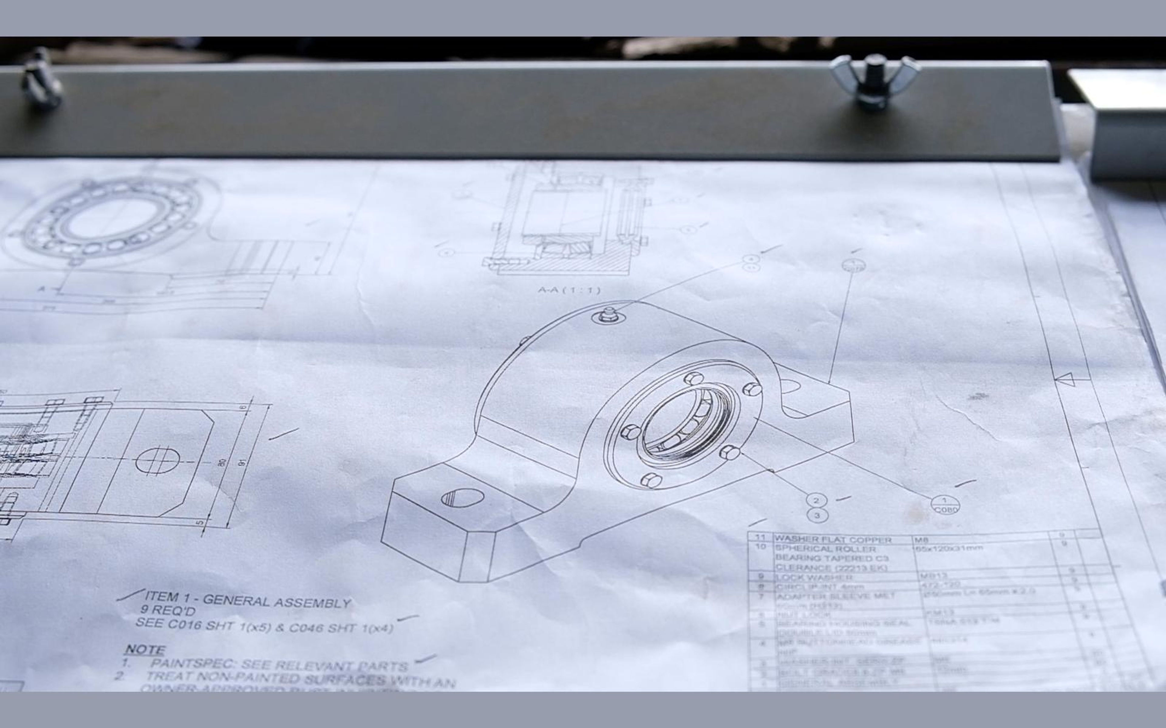 Salt harvester build, May 2022: chassis sections and components, shoot 4
