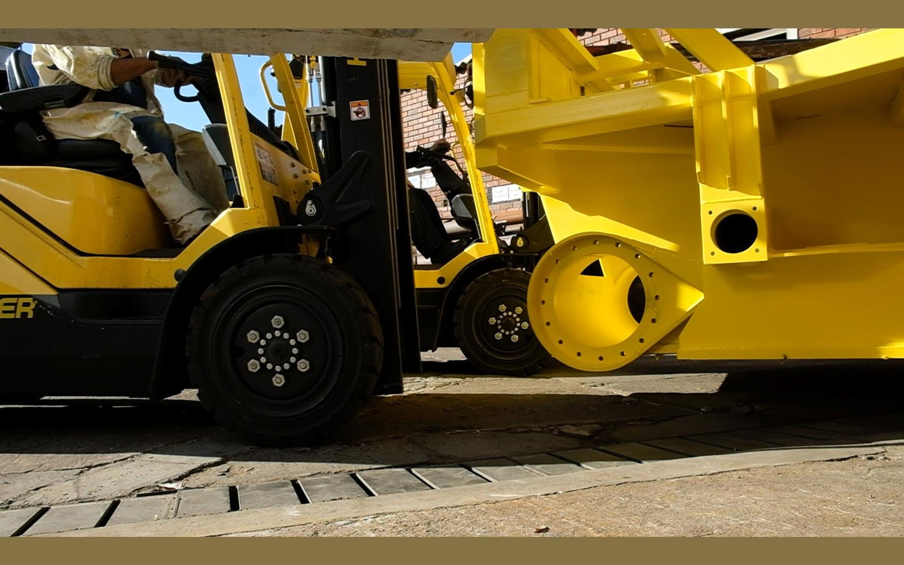 Salt harvester build, May 2022: chassis sections and components, shoot 3