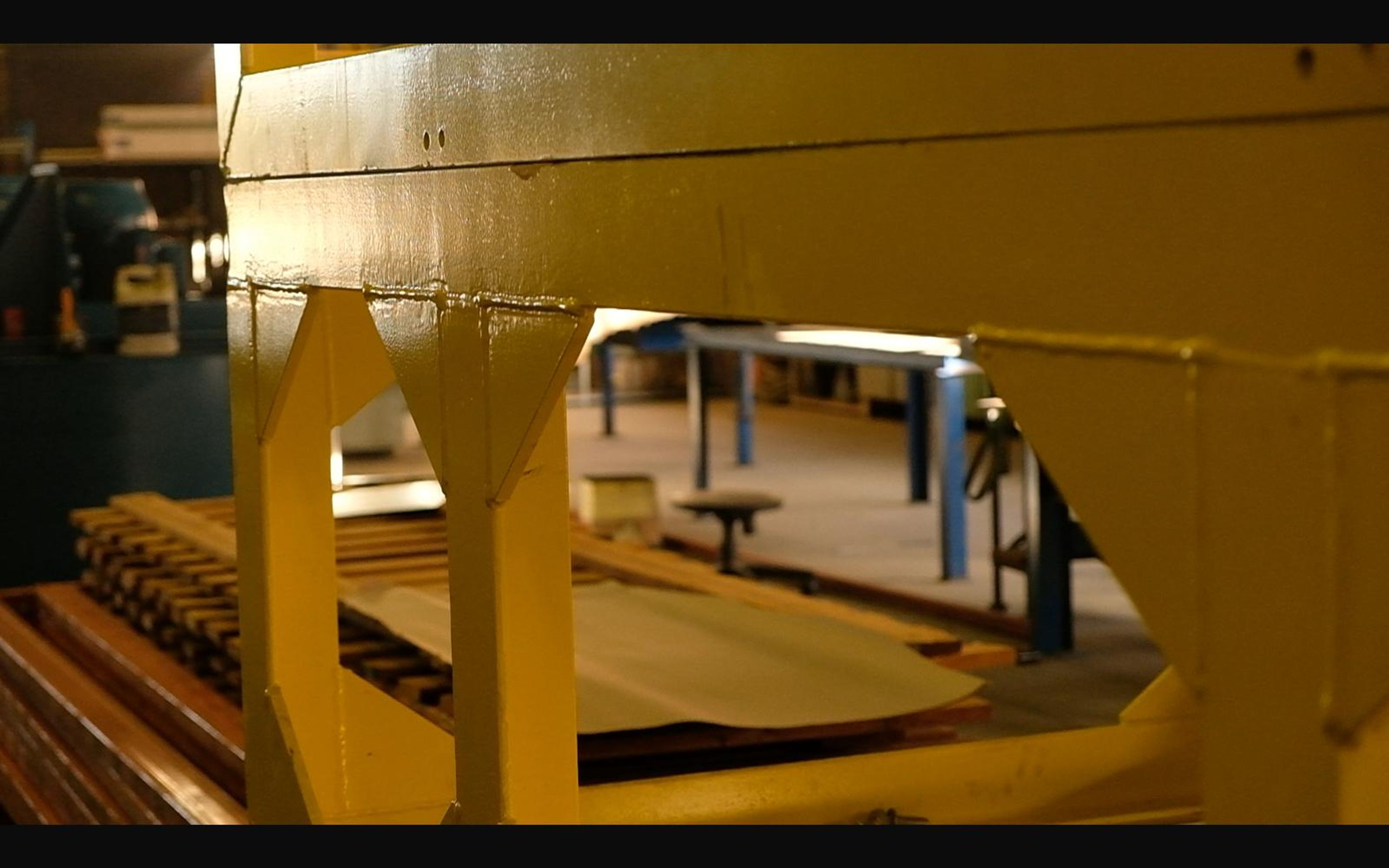 Salt harvester build, May 2022: chassis sections and components, shoot 1