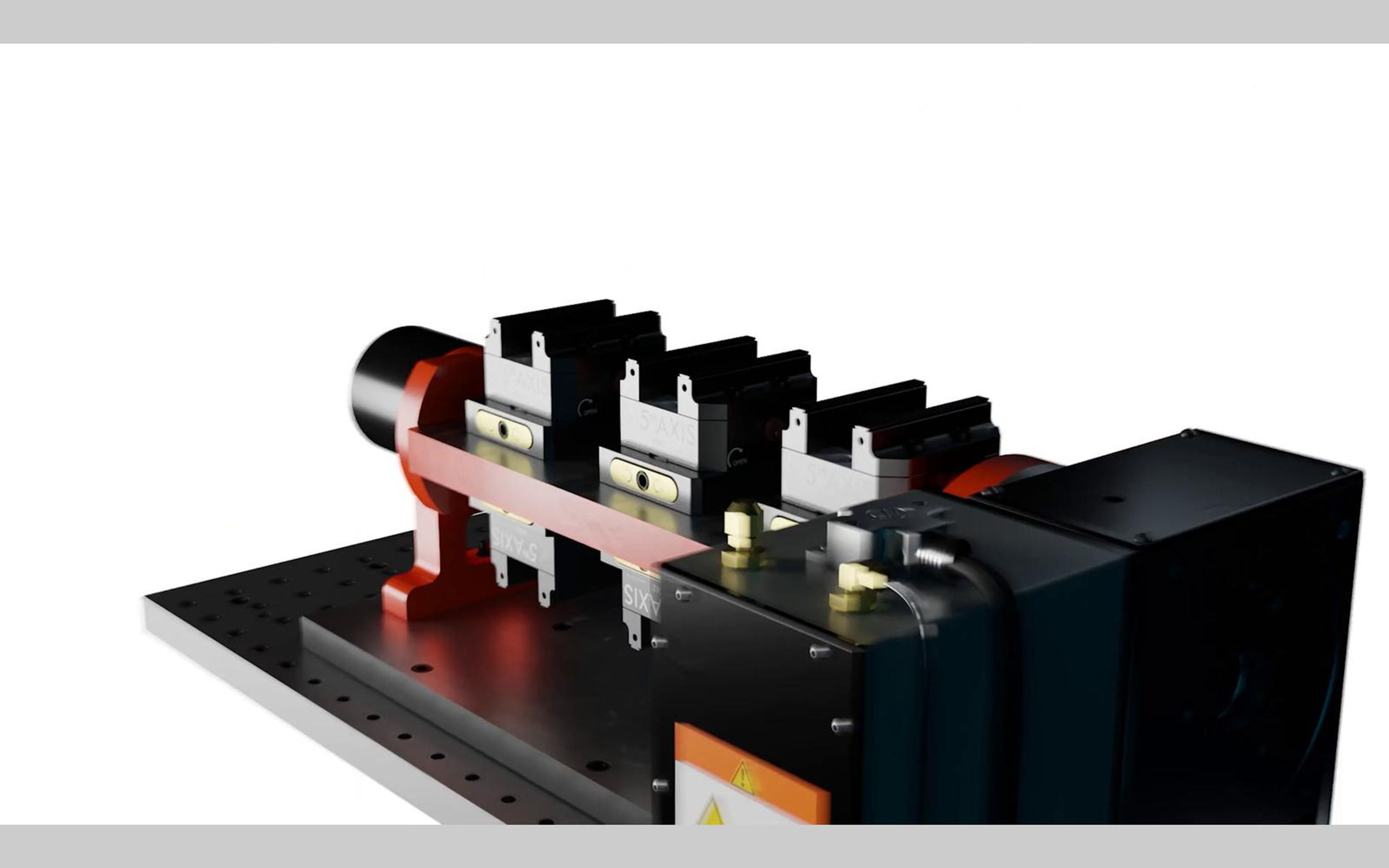Close view of the robot module's motor drivers