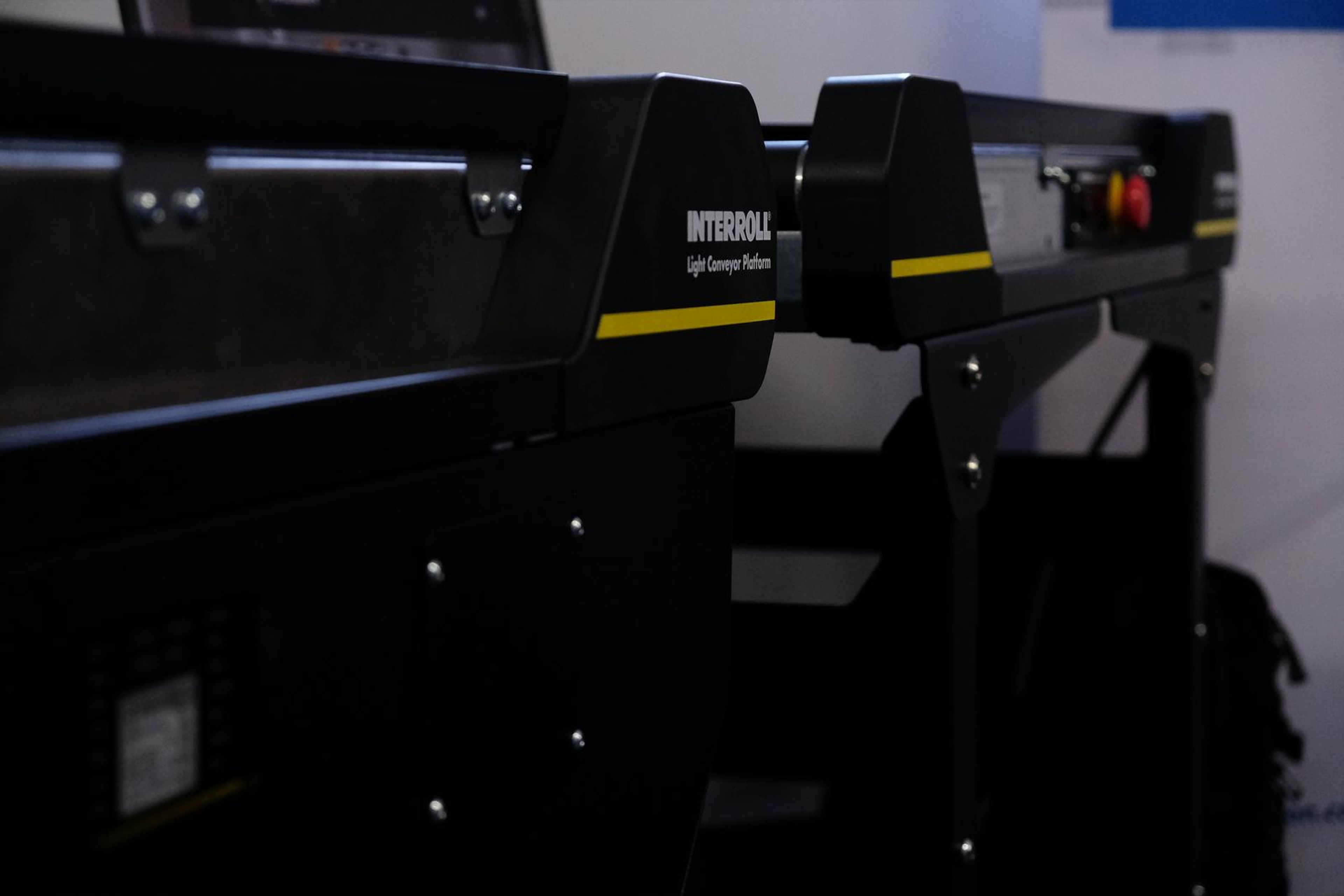 Interroll light conveyor on its stand