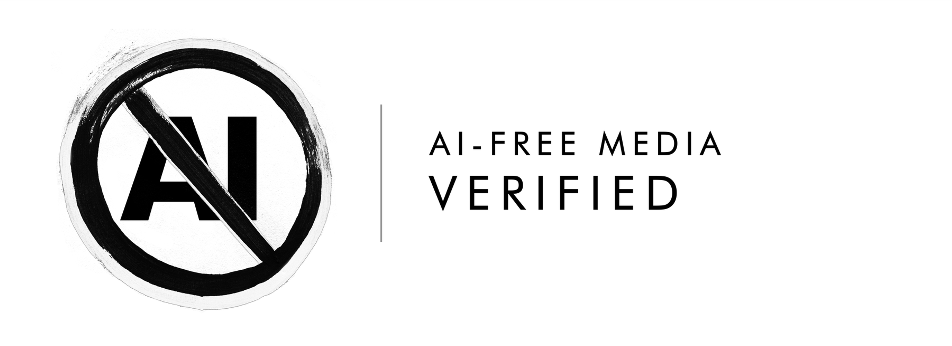 AI-Free Media Verified stamp
