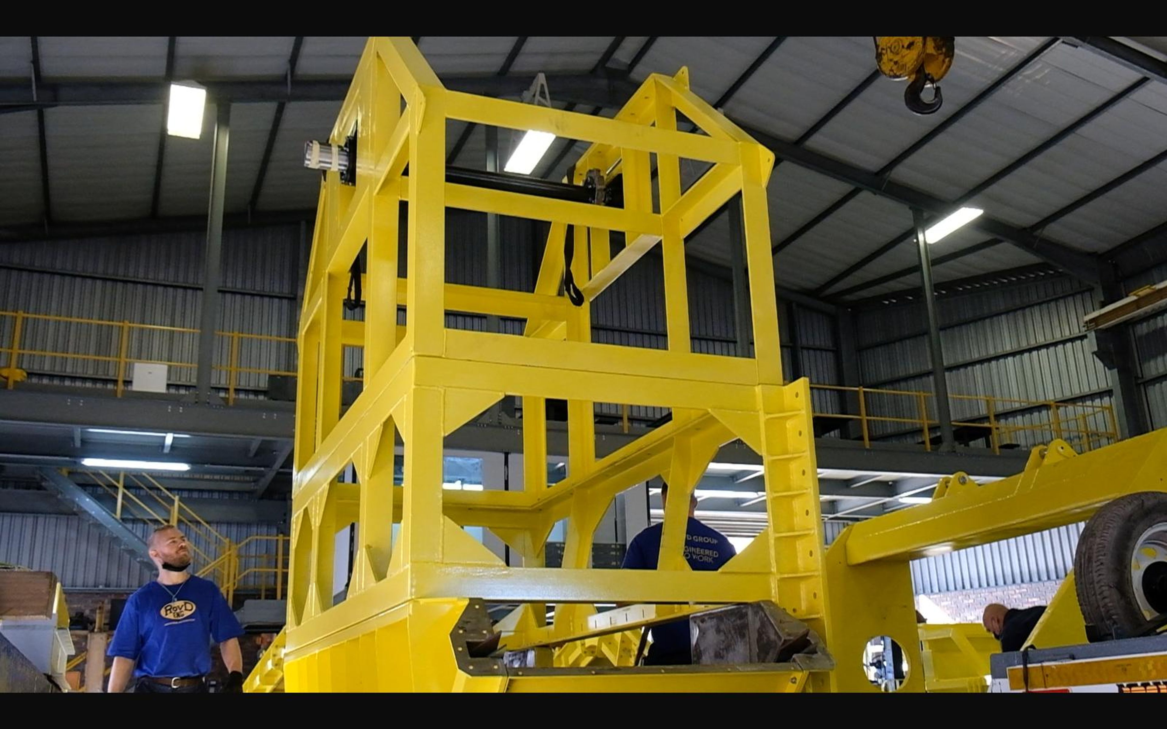 Salt harvester build, May 2022: chassis sections and components, shoot 3
